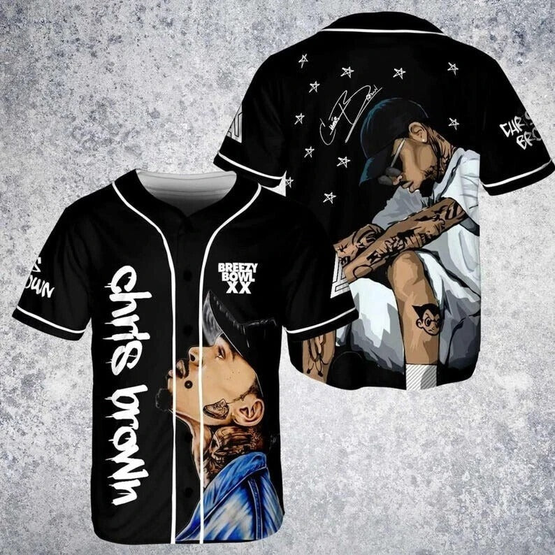 Chris Brown X Breezy Bowl Xx Personalized Baseball Jersey For Fans
