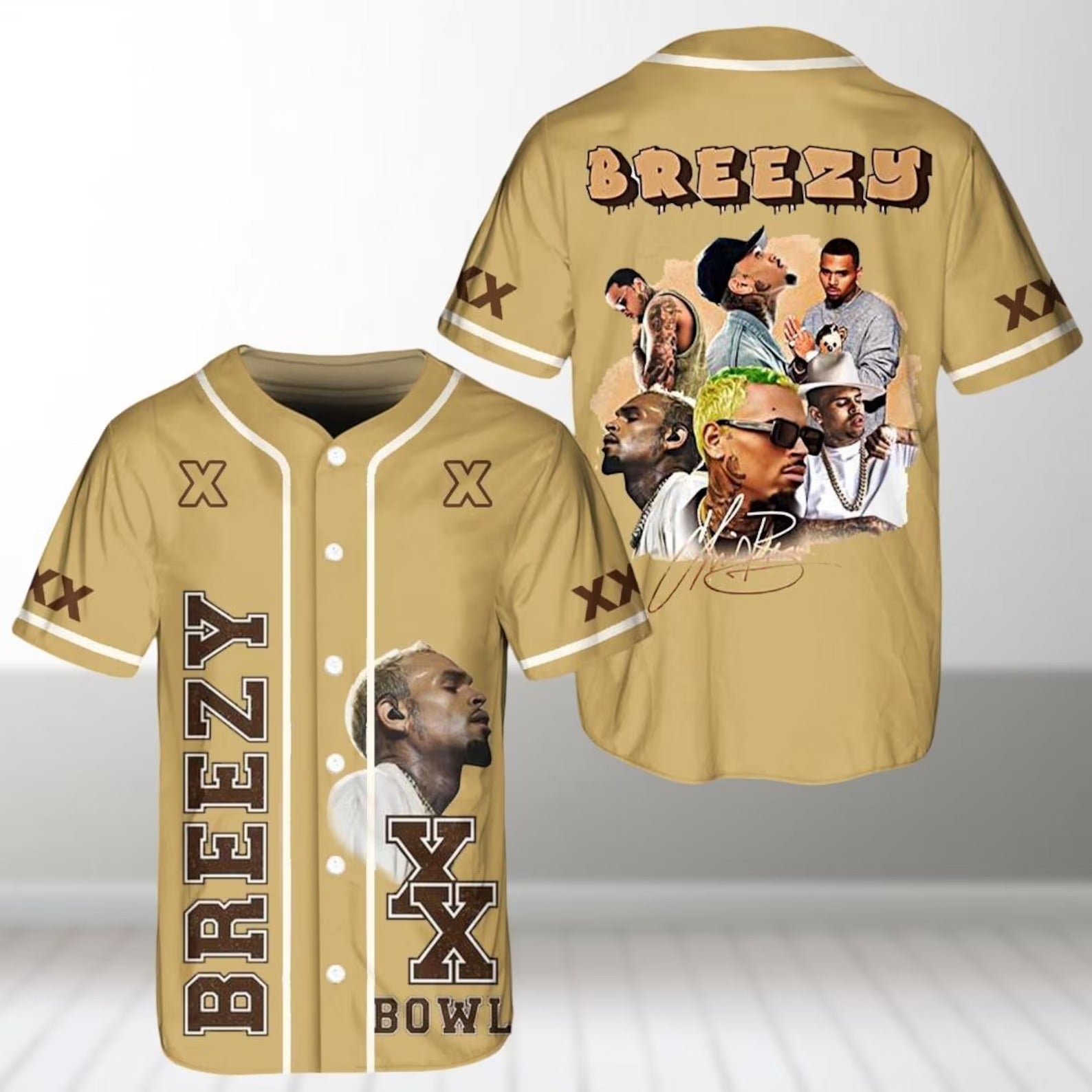 Chris Brown X Breezy Bowl Xx Personalized Baseball Jersey For Fans