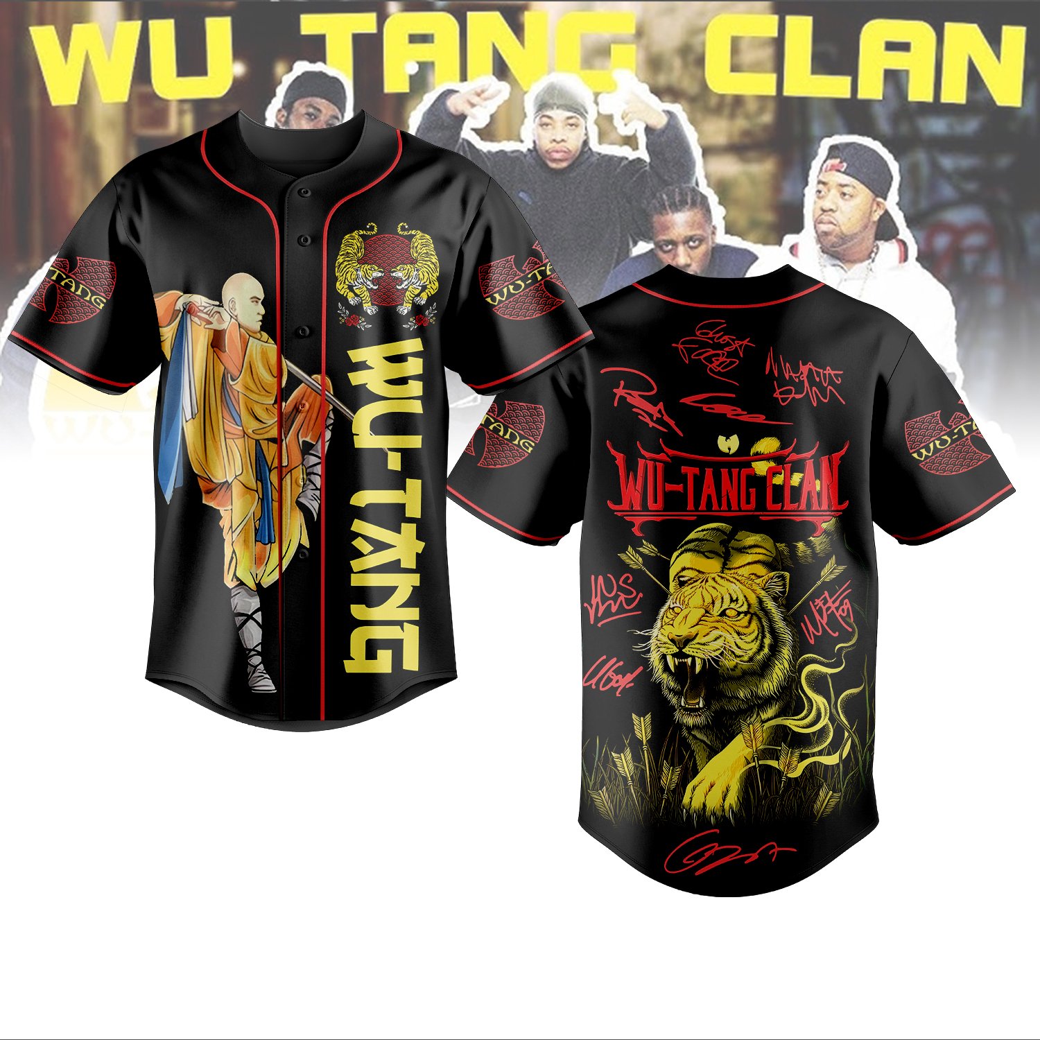 Wu-Tang Clan Baseball Jersey Gift For Fans
