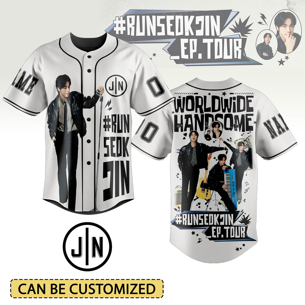 Jin Bts Personalized Baseball Jersey For Fans