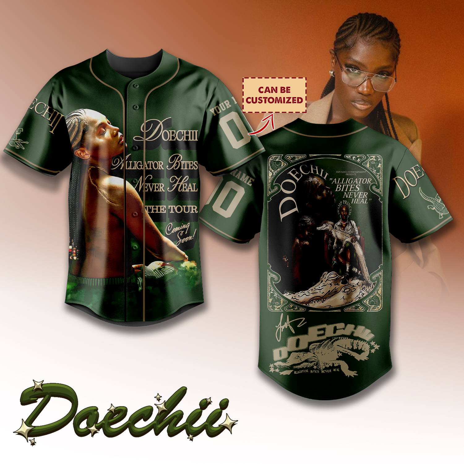 Doechii Personalized Baseball Jersey For Fans