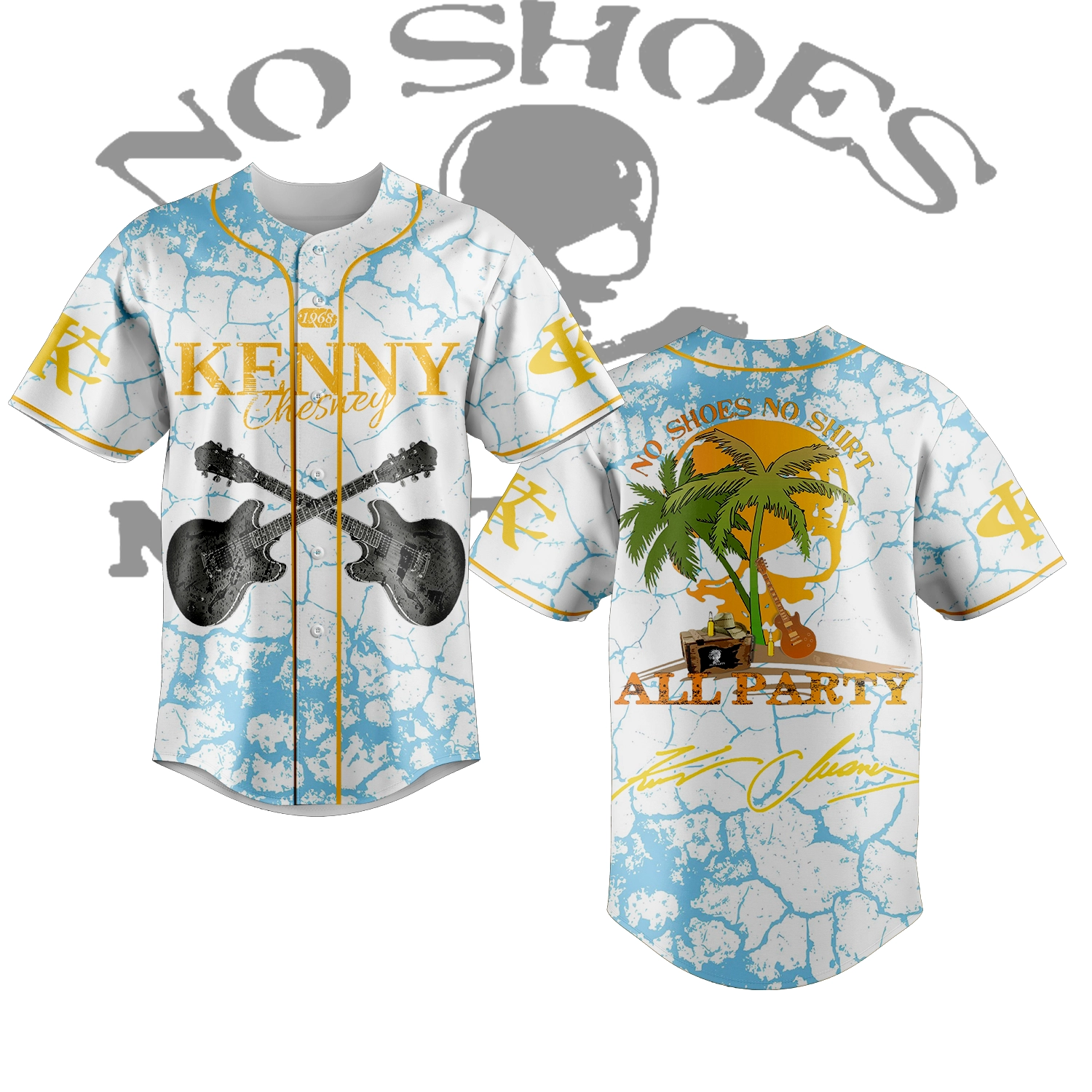 Kenny Chesney Baseball Jersey For Fans