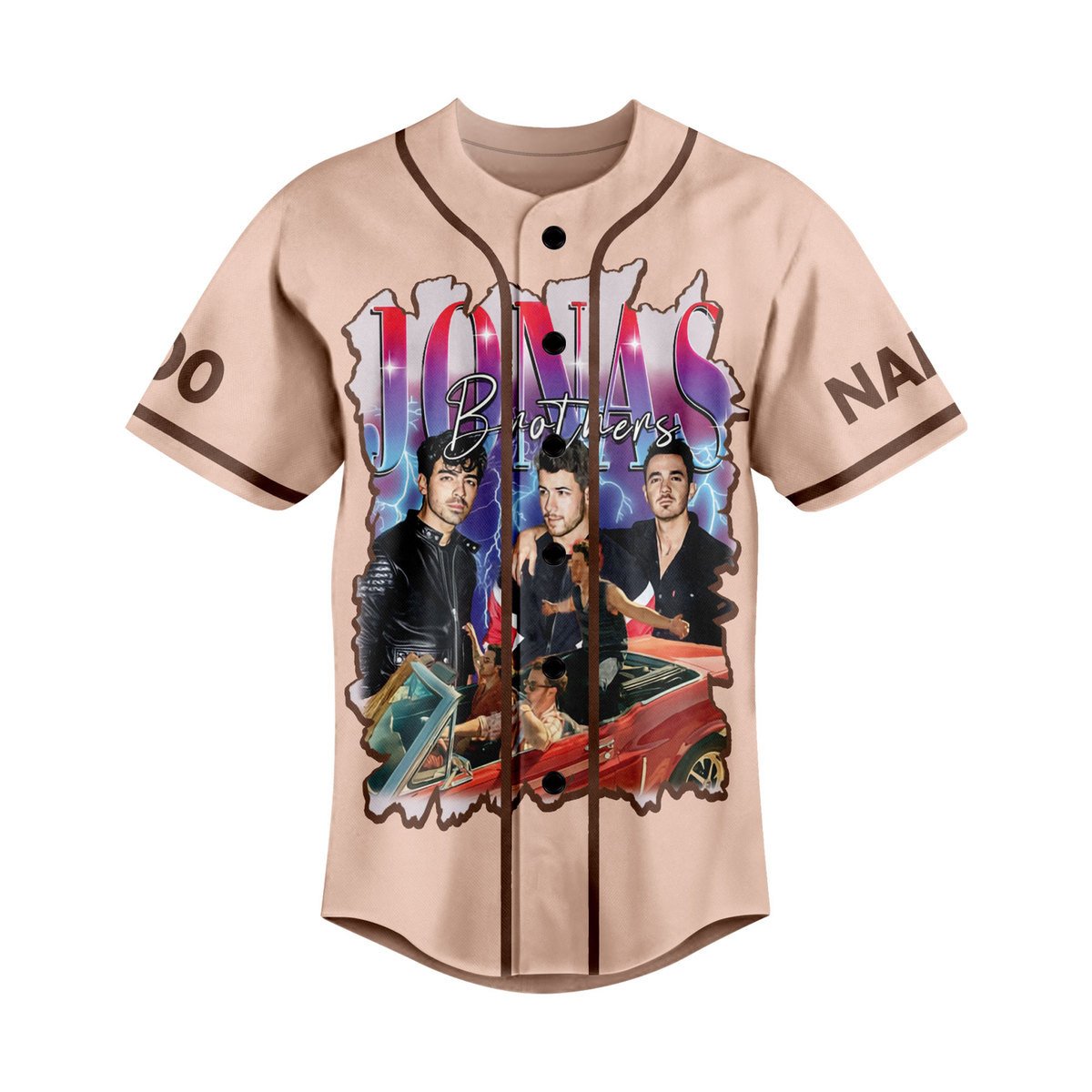 Jonas Brothers Baseball Jersey For Fans