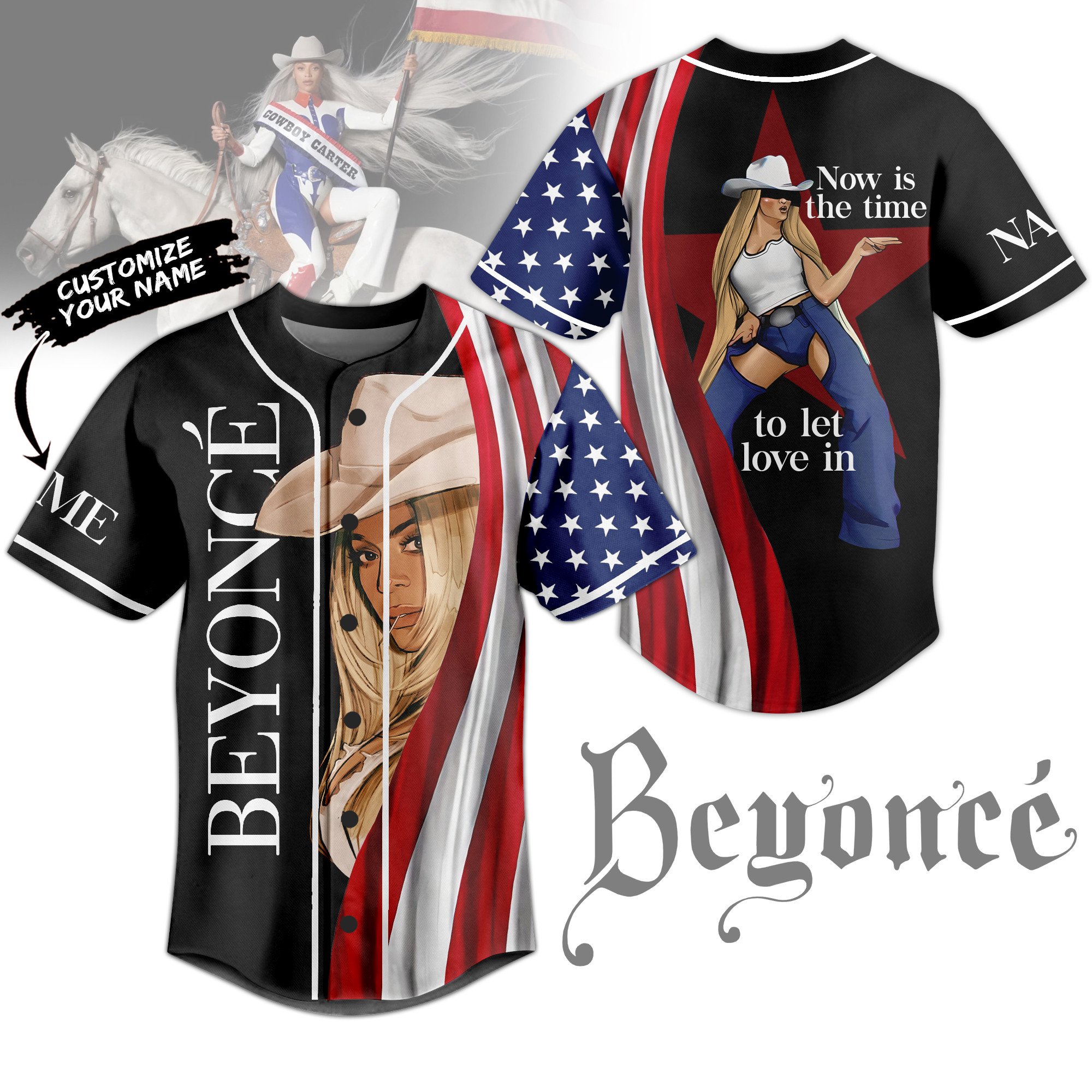 Beyonc Baseball Jersey For Fans