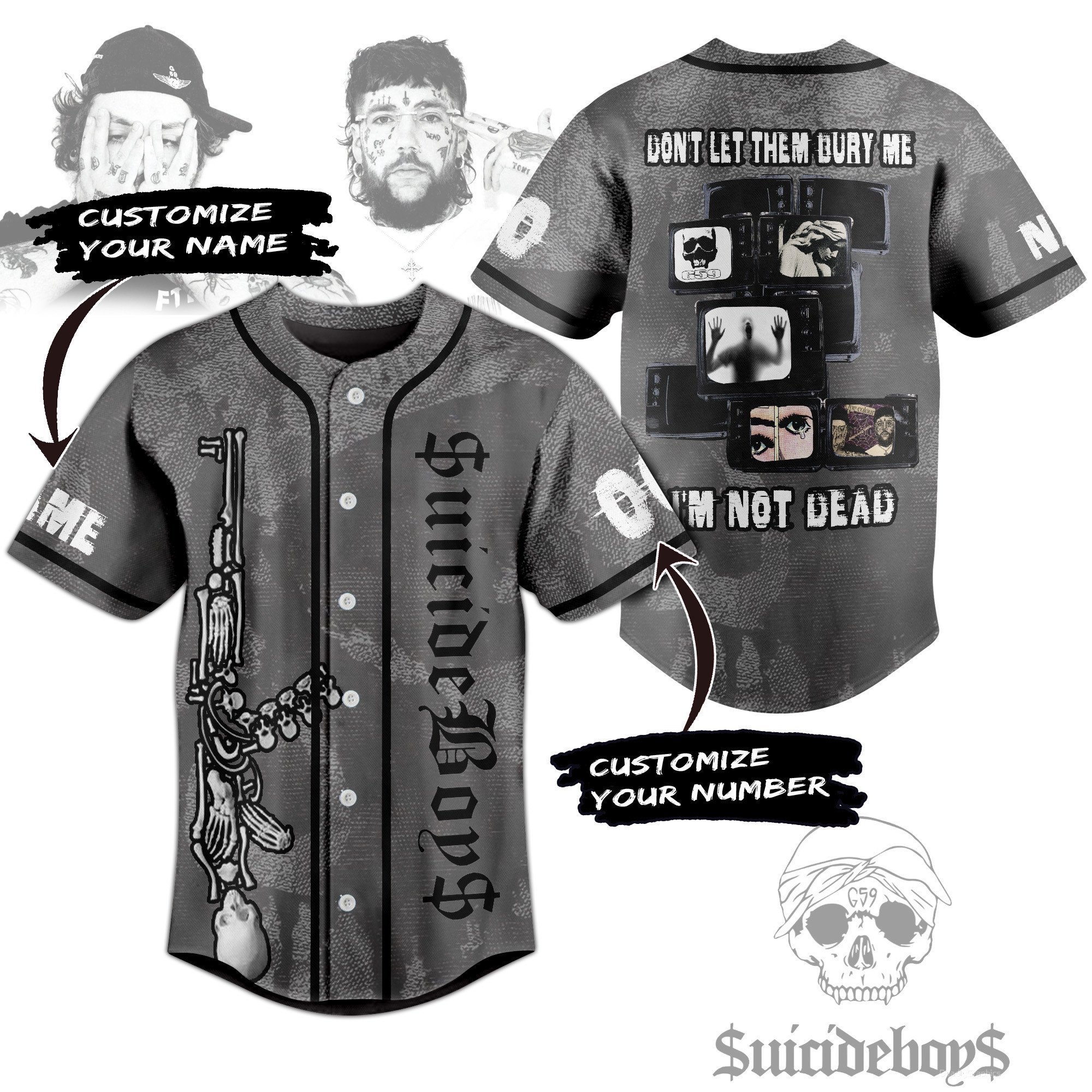 Suicideboys Baseball Jersey For Fans