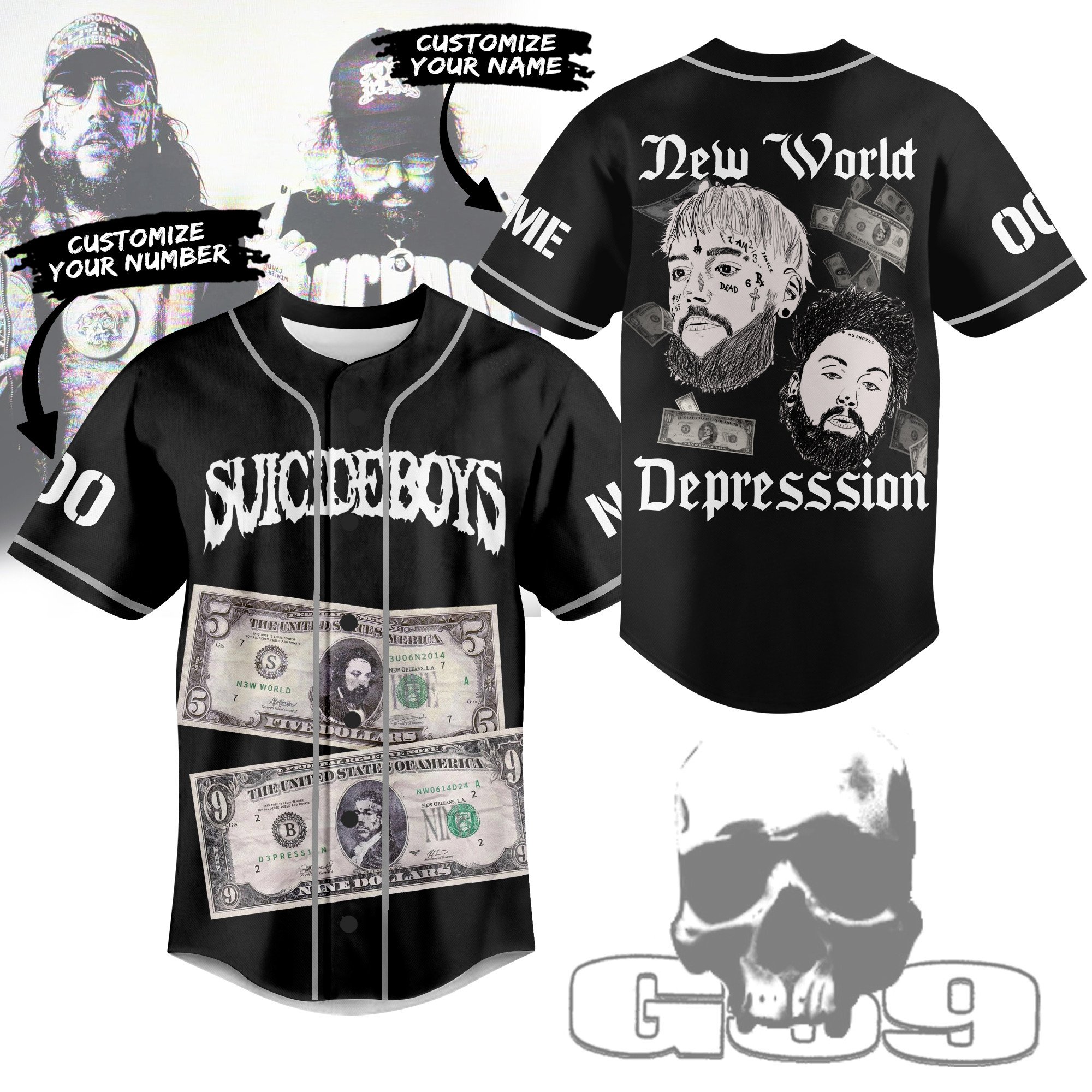Suicideboys Baseball Jersey For Fans