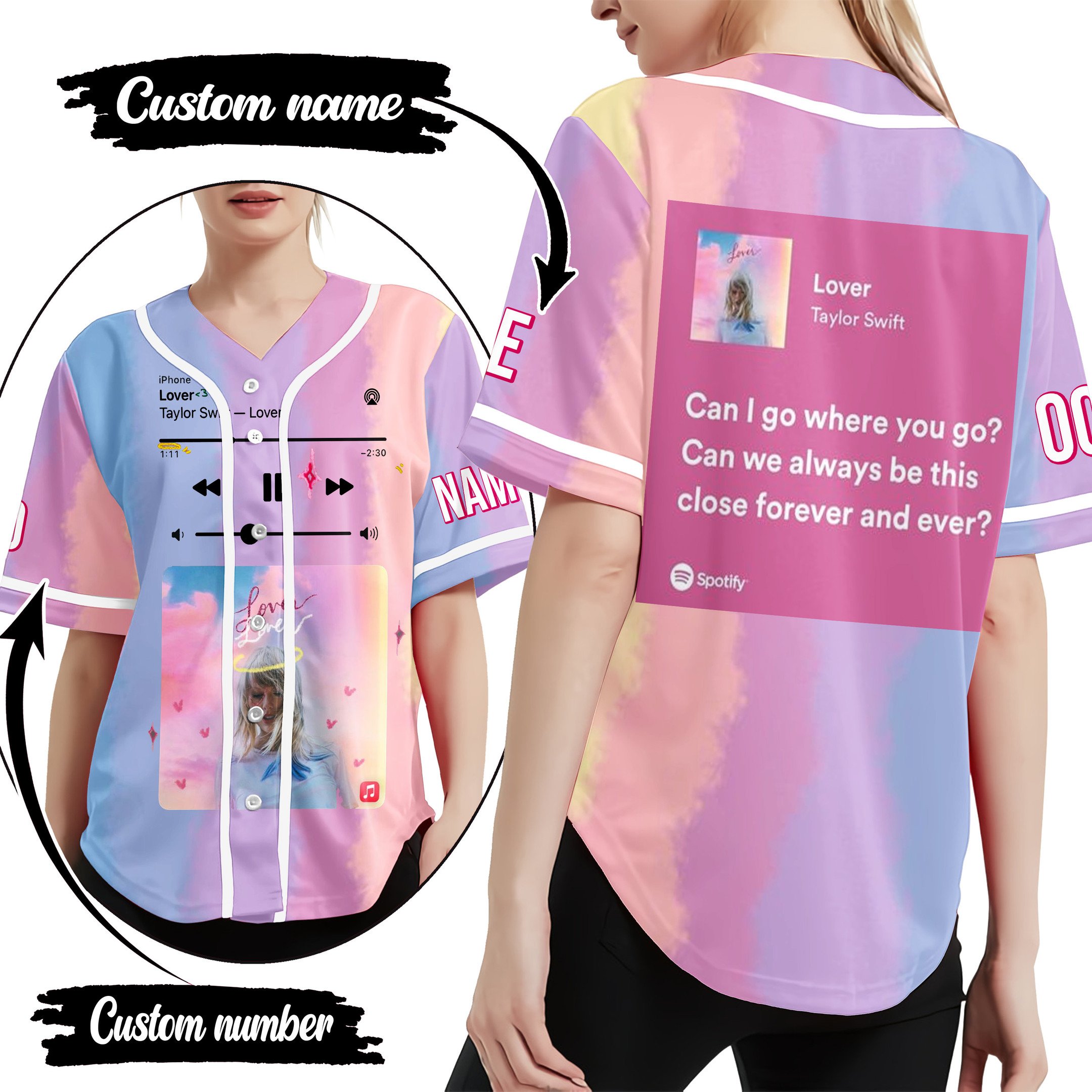 Taylor Swift Baseball Jersey For Fans
