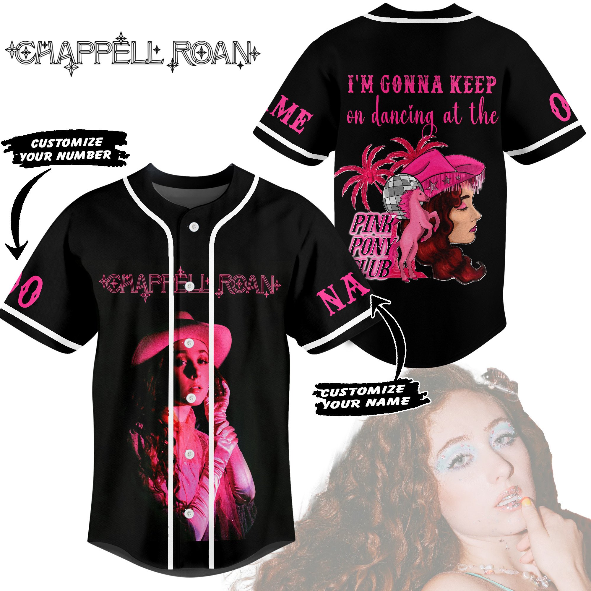 Chappell Roan Baseball Jersey For Fans