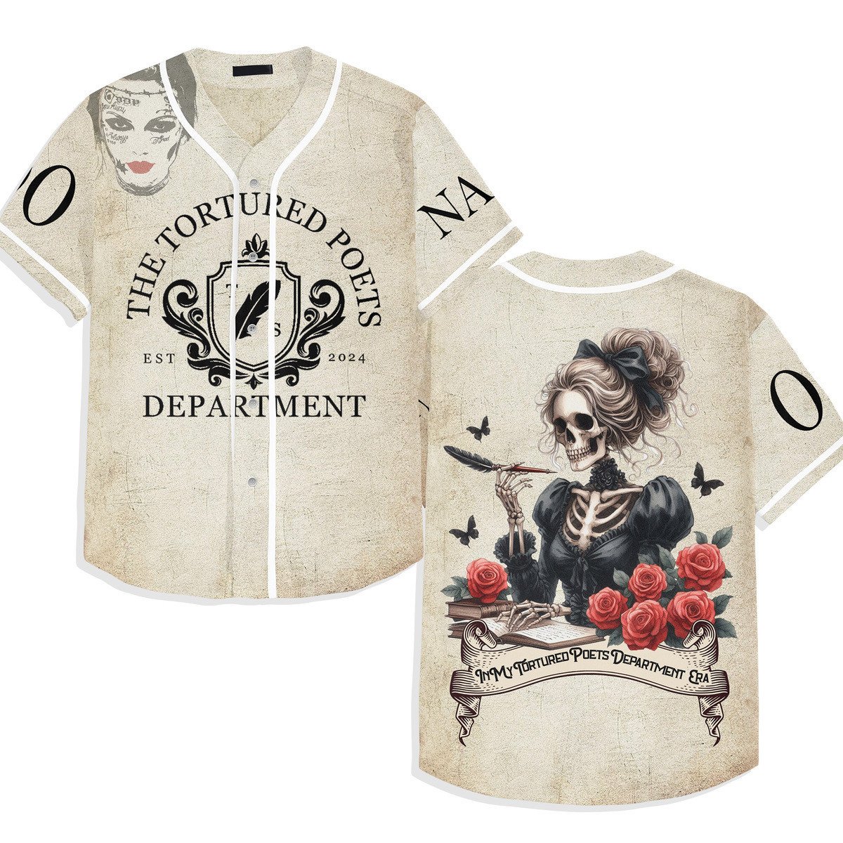 The Tortured Poets Department Baseball Jersey For Fans