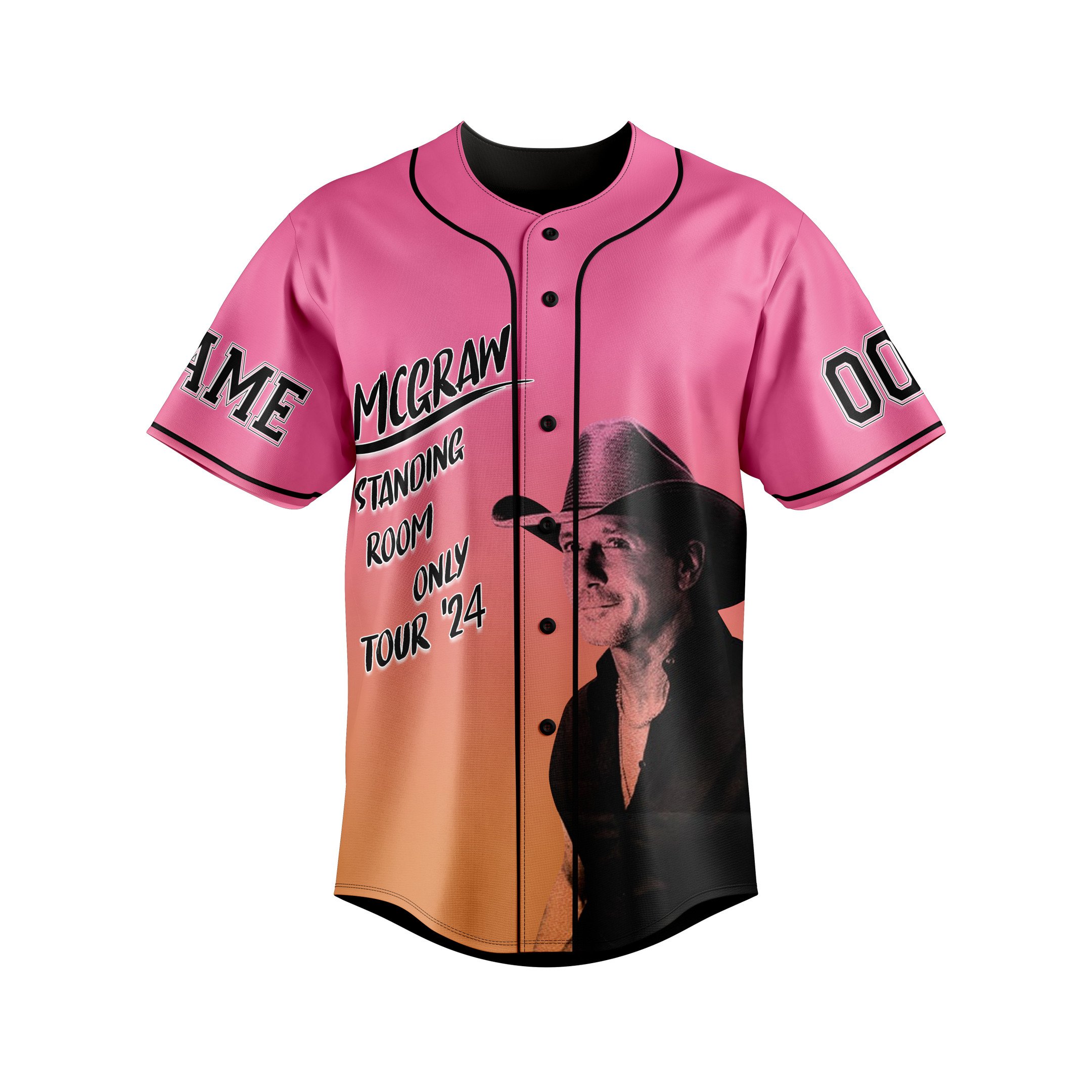 Tim Mcgraw Baseball Jersey For Fans