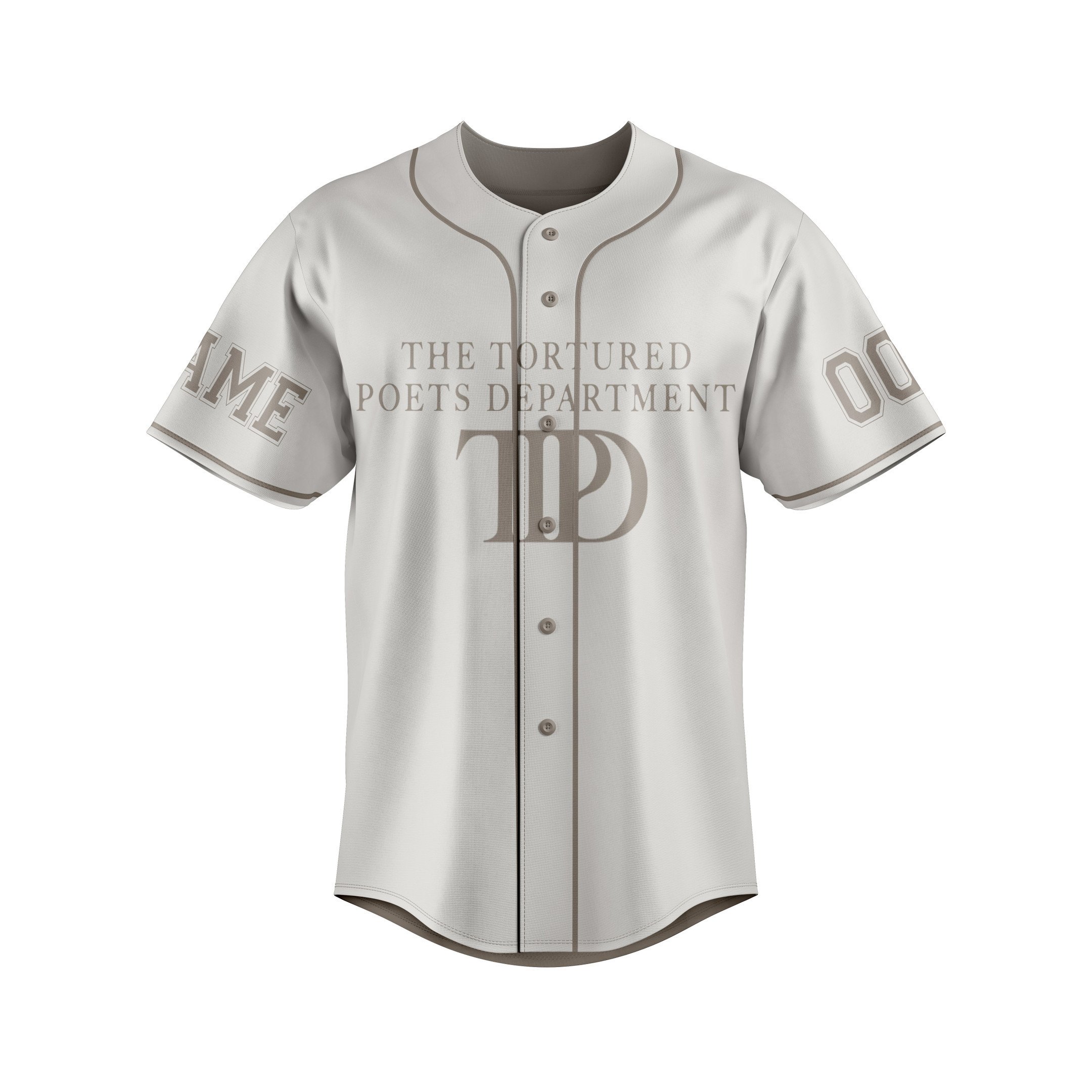 The Tortured Poets Department Baseball Jersey For Fans