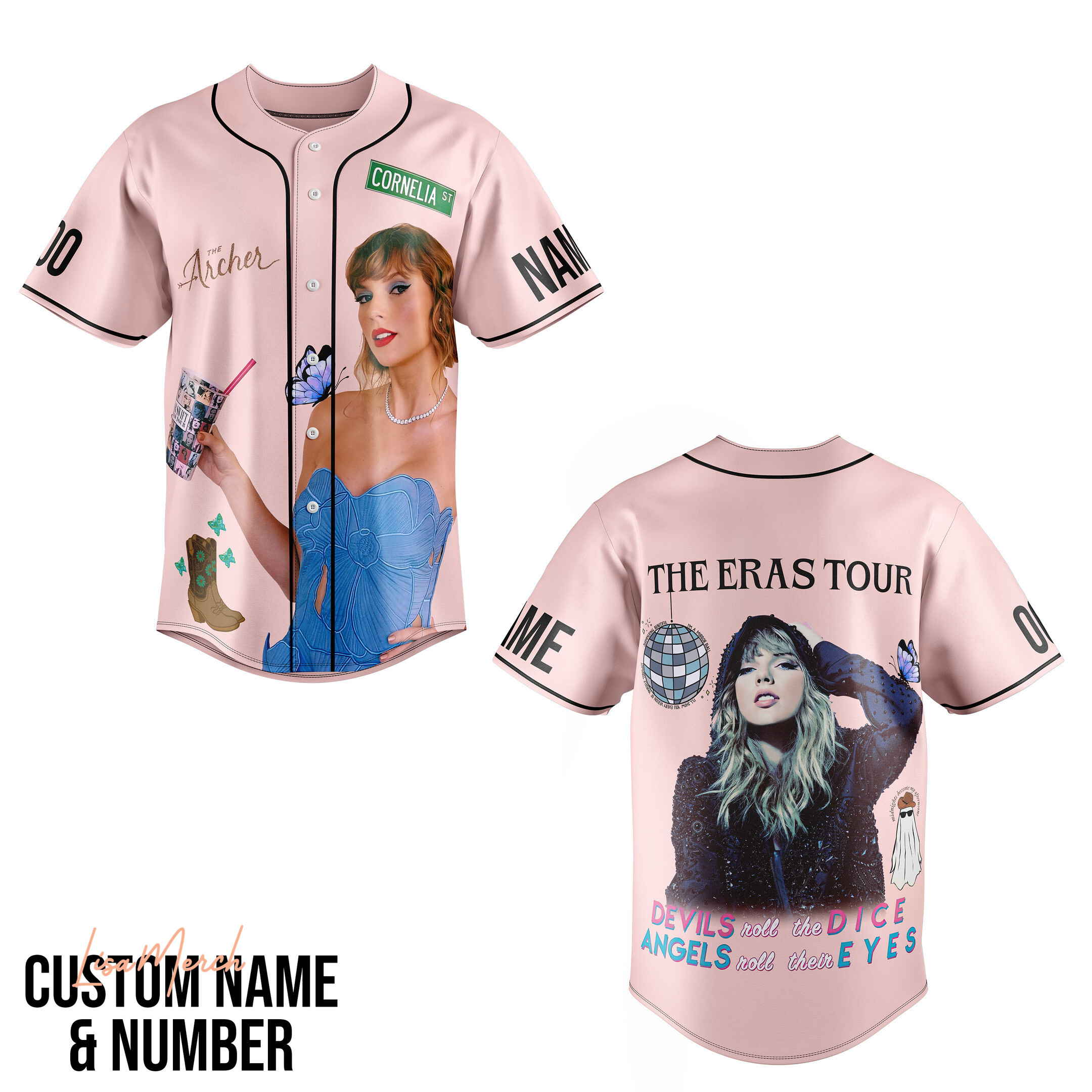 Taylor Swift Baseball Jersey For Fans