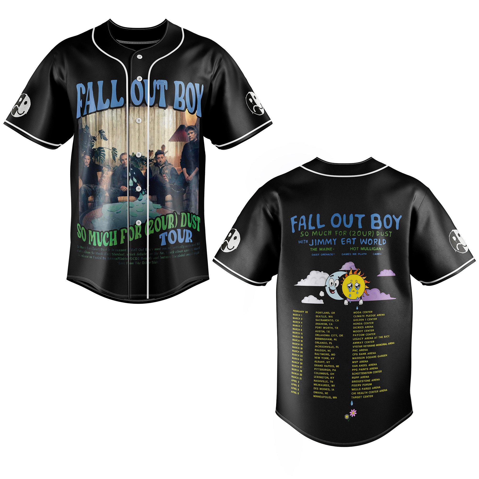 Fall Out Boy Baseball Jersey For Fans