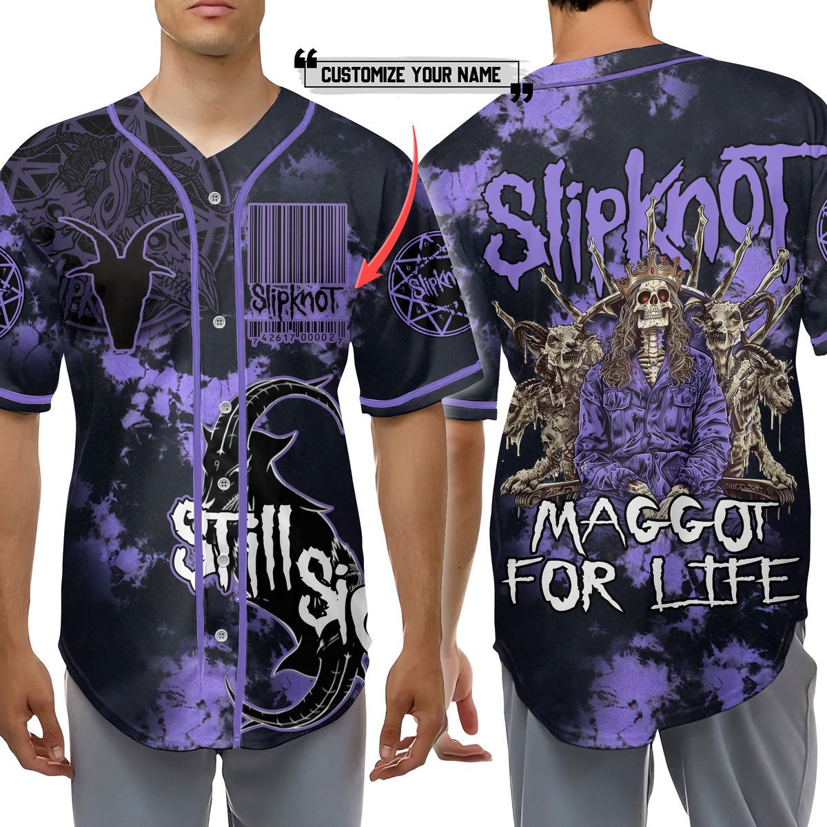 Slipknot Baseball Jersey For Fans