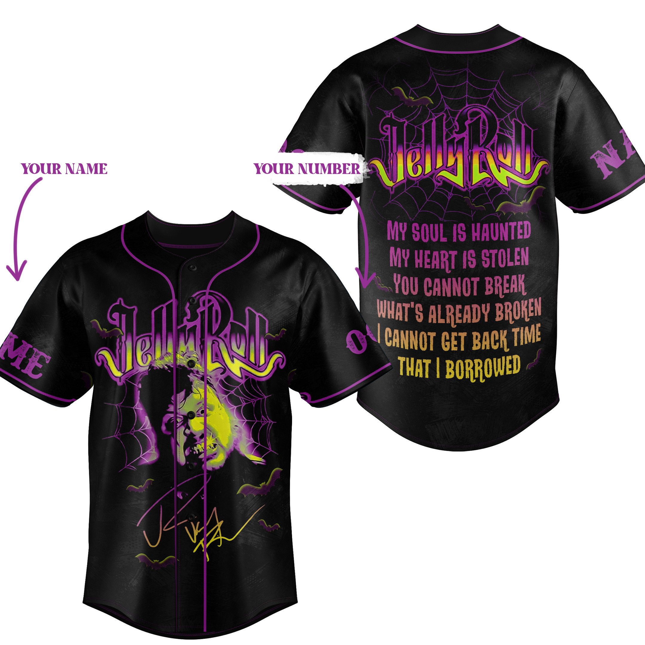 Jelly Roll Baseball Jersey For Fans