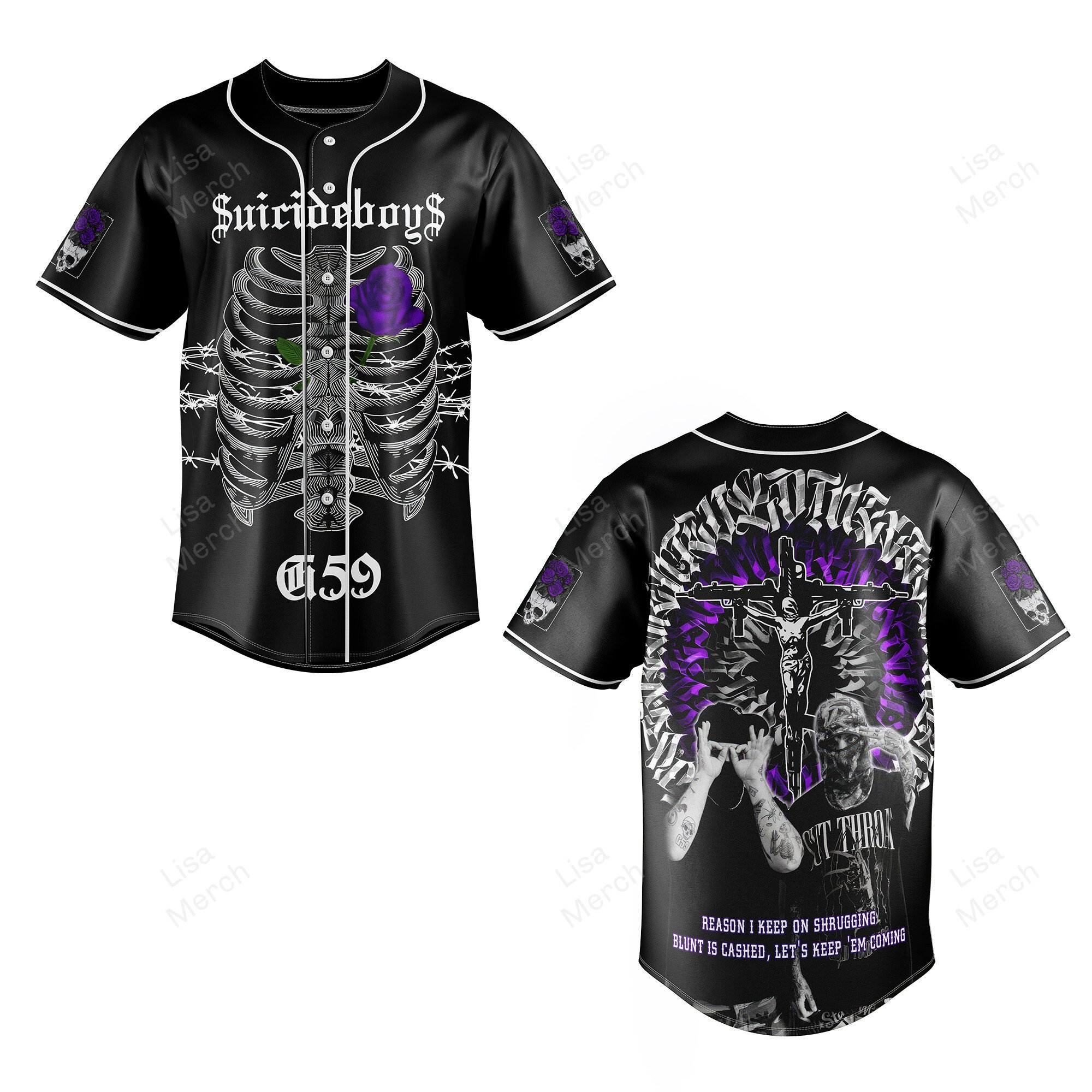 Suicideboys Baseball Jersey For Fans