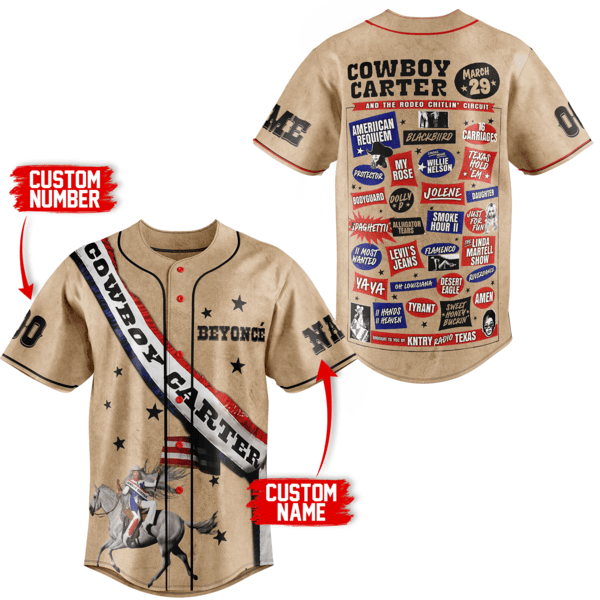 Cowboy Carter Baseball Jersey For Fans