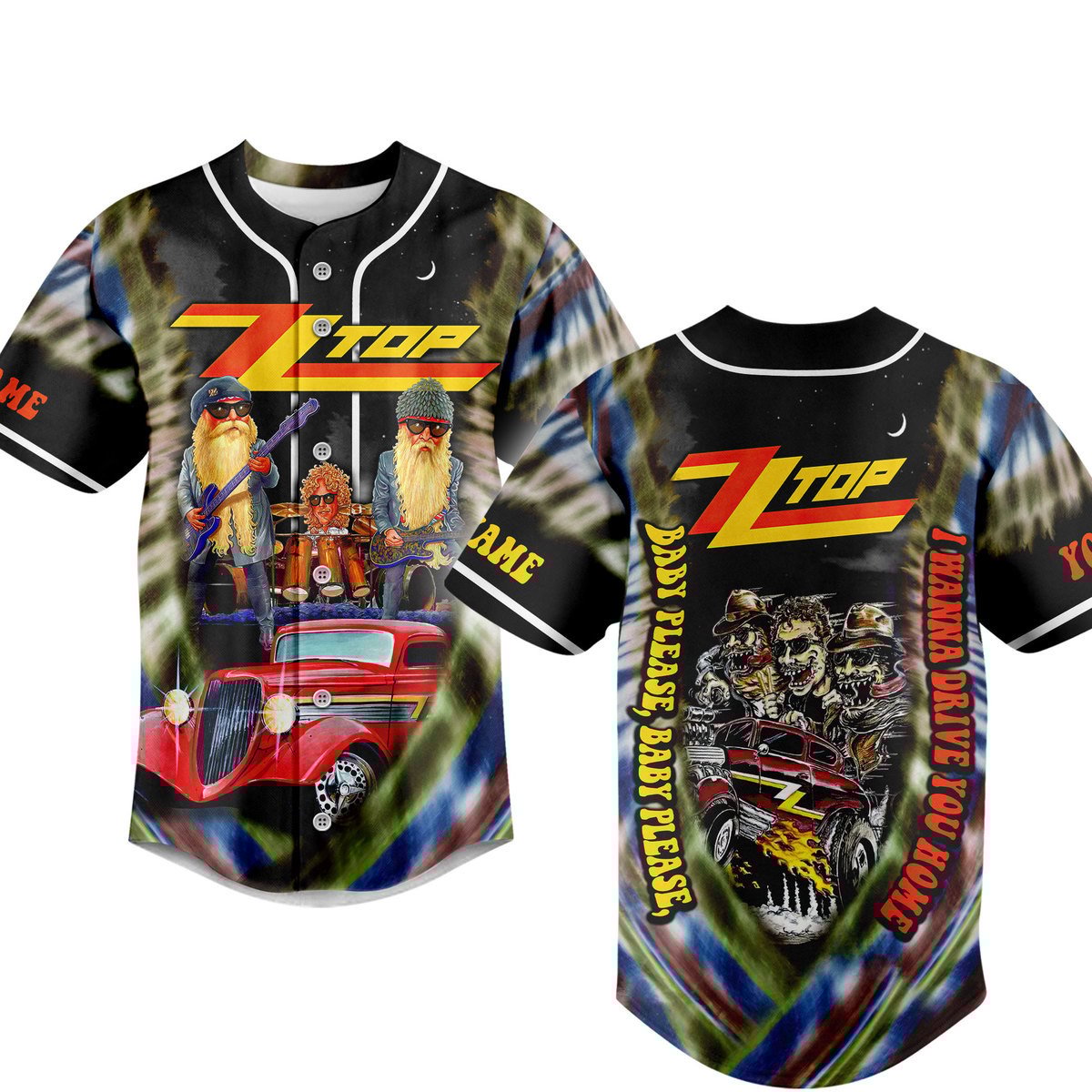I Wanna Drive You Home Zz Top Baseball Jersey For Fans
