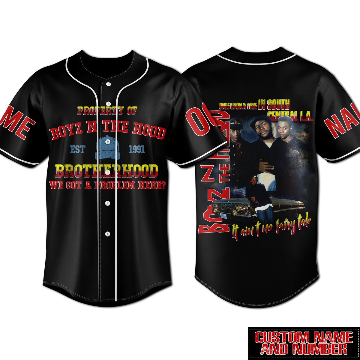 Boyz N The Hood Baseball Jersey For Fans