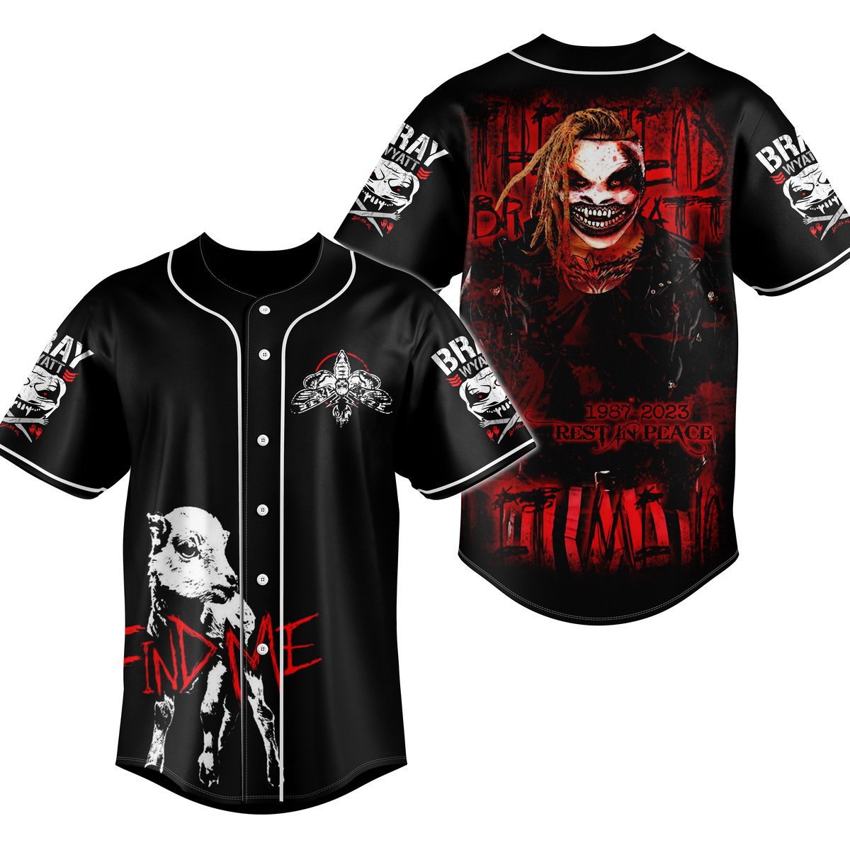 Bray Wyatt Baseball Jersey For Fans
