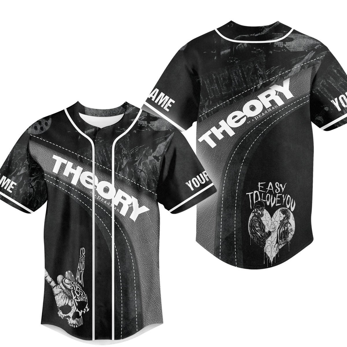 Theory Of A Deadman Baseball Jersey For Fans