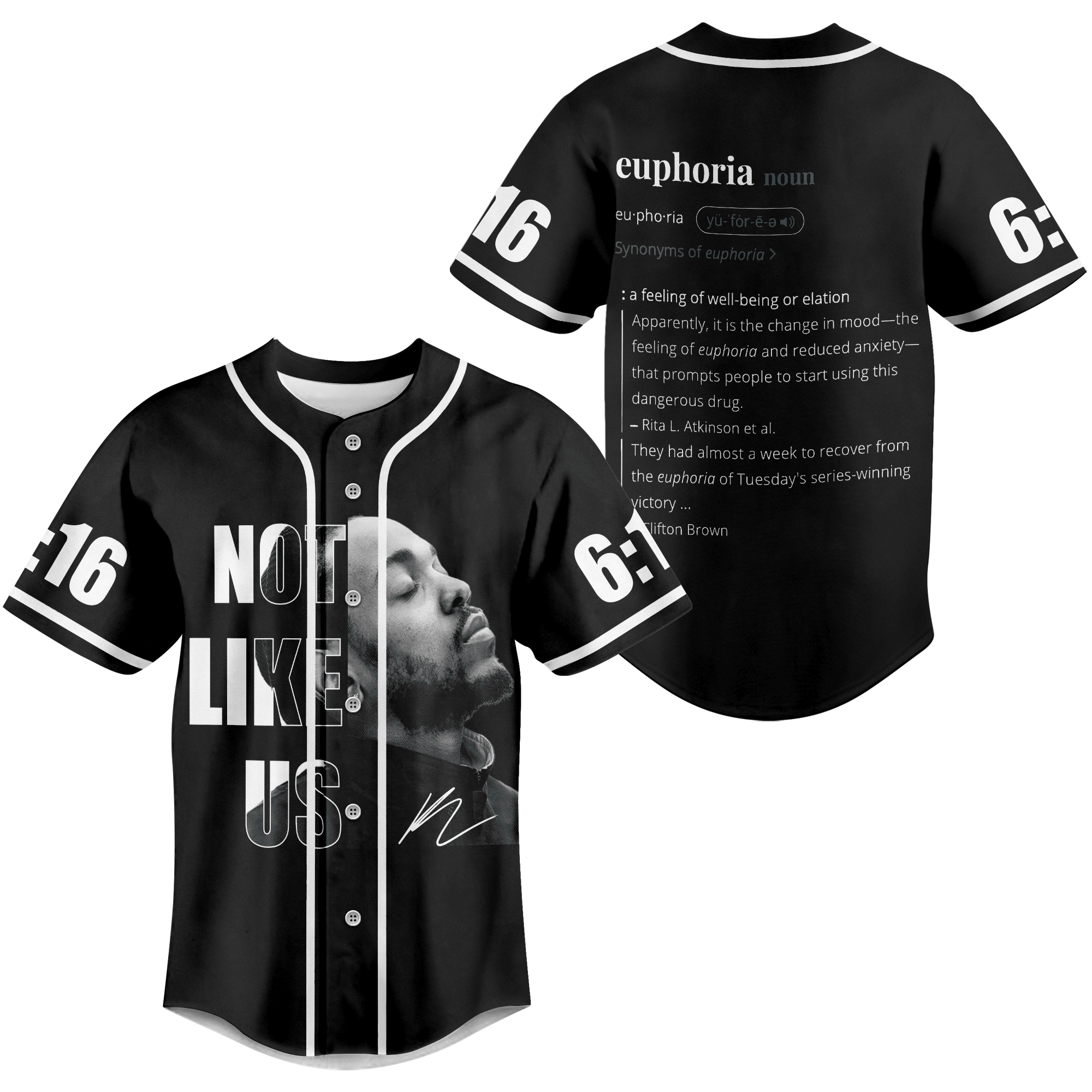 Not Like Us Kendrick Lamar Baseball Jersey For Fans