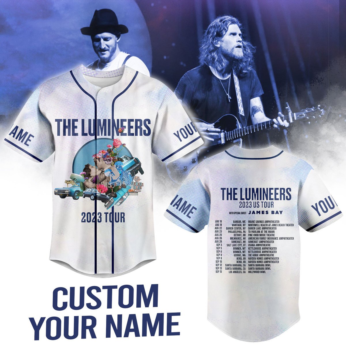 The Lumineers Baseball Jersey For Fans
