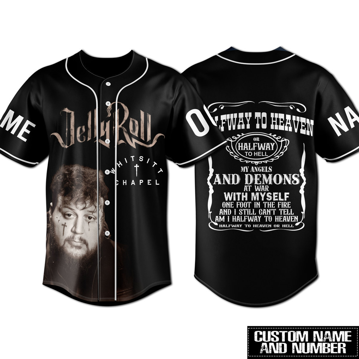 Jelly Roll Baseball Jersey For Fans