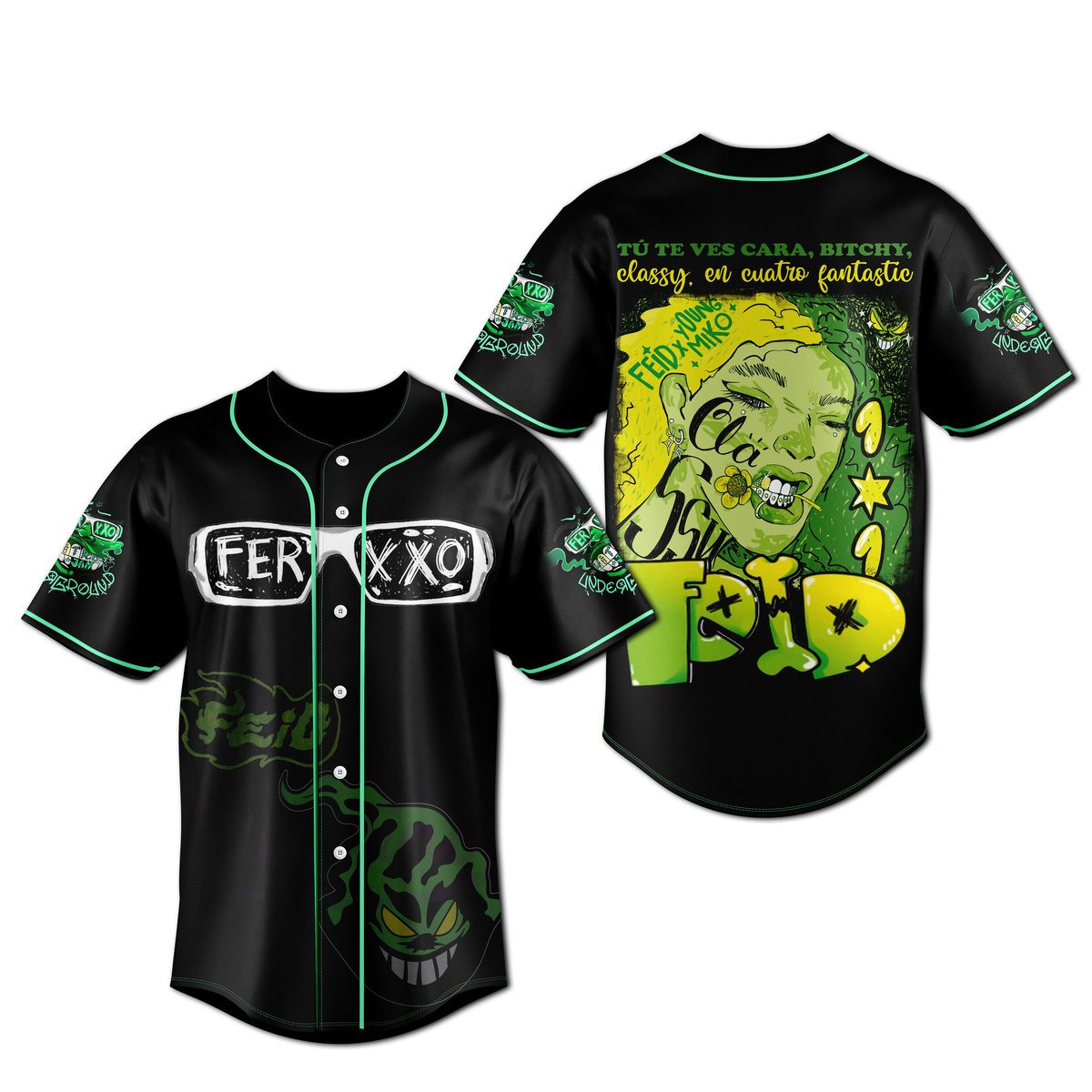 Ferxxo Feid Baseball Jersey For Fans