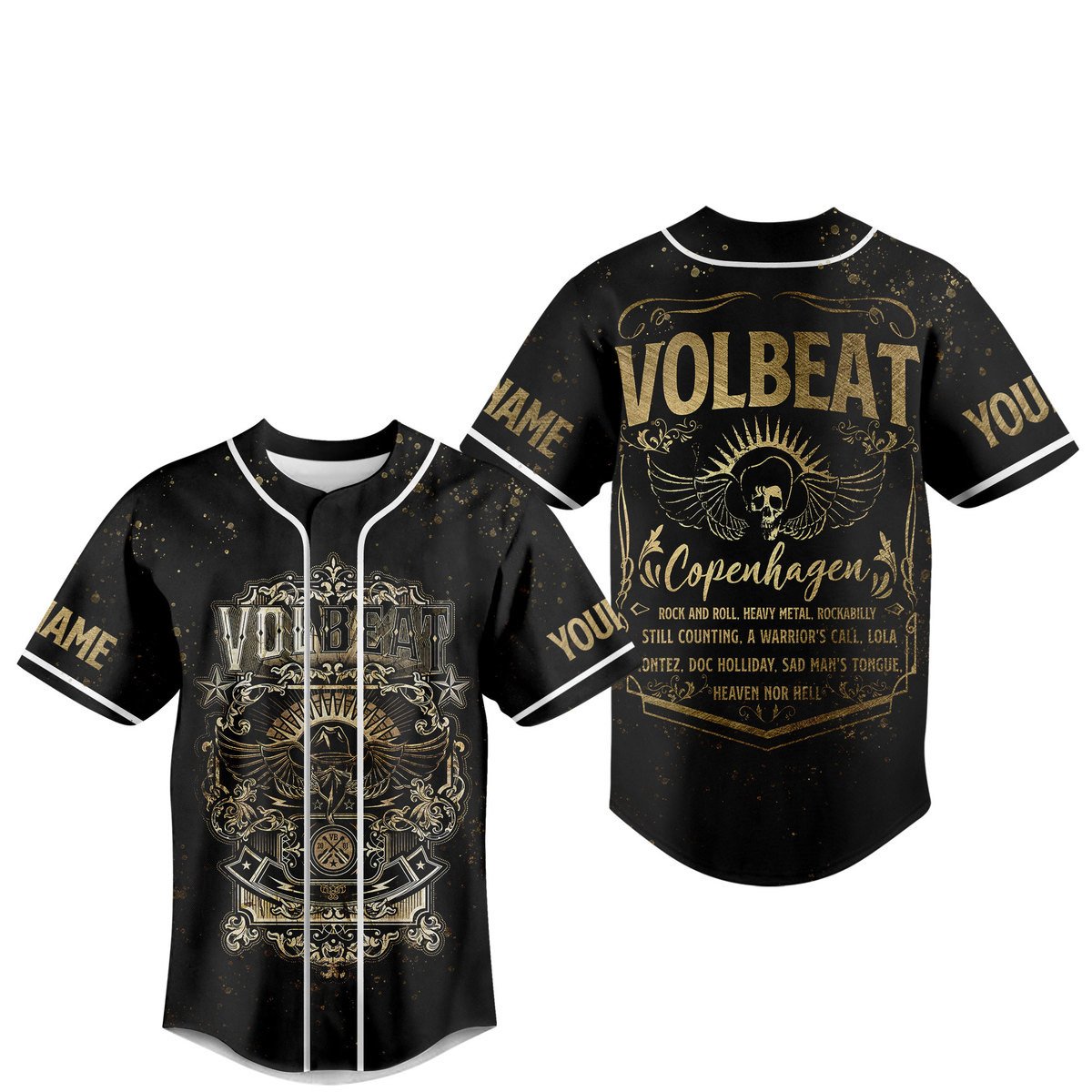 Volbeat Baseball Jersey For Fans