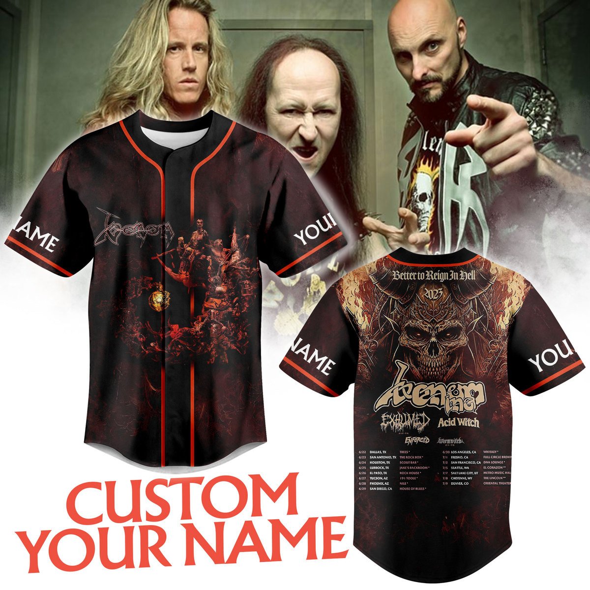 Venom Inc Baseball Jersey For Fans