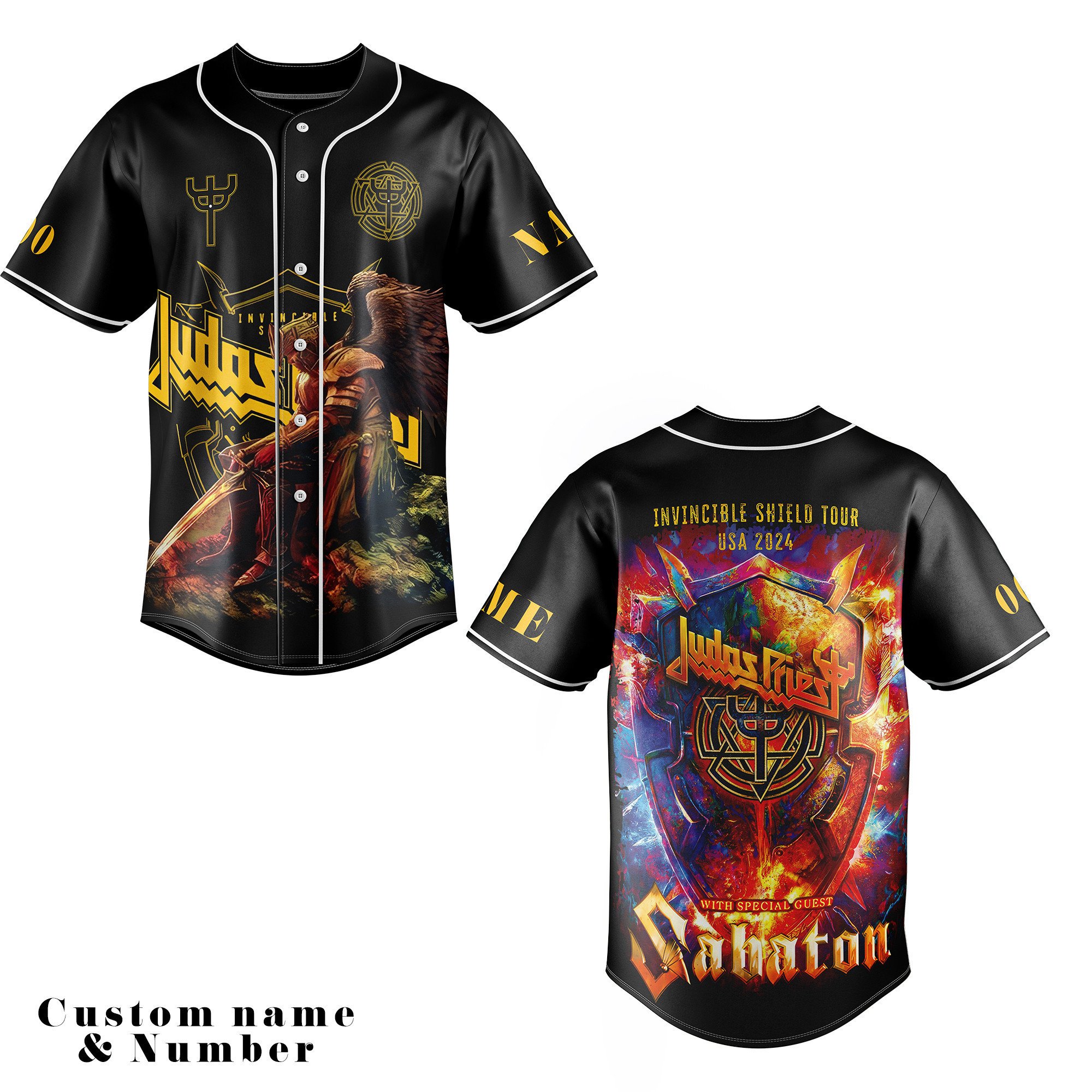 Judas Priest Baseball Jersey For Fans