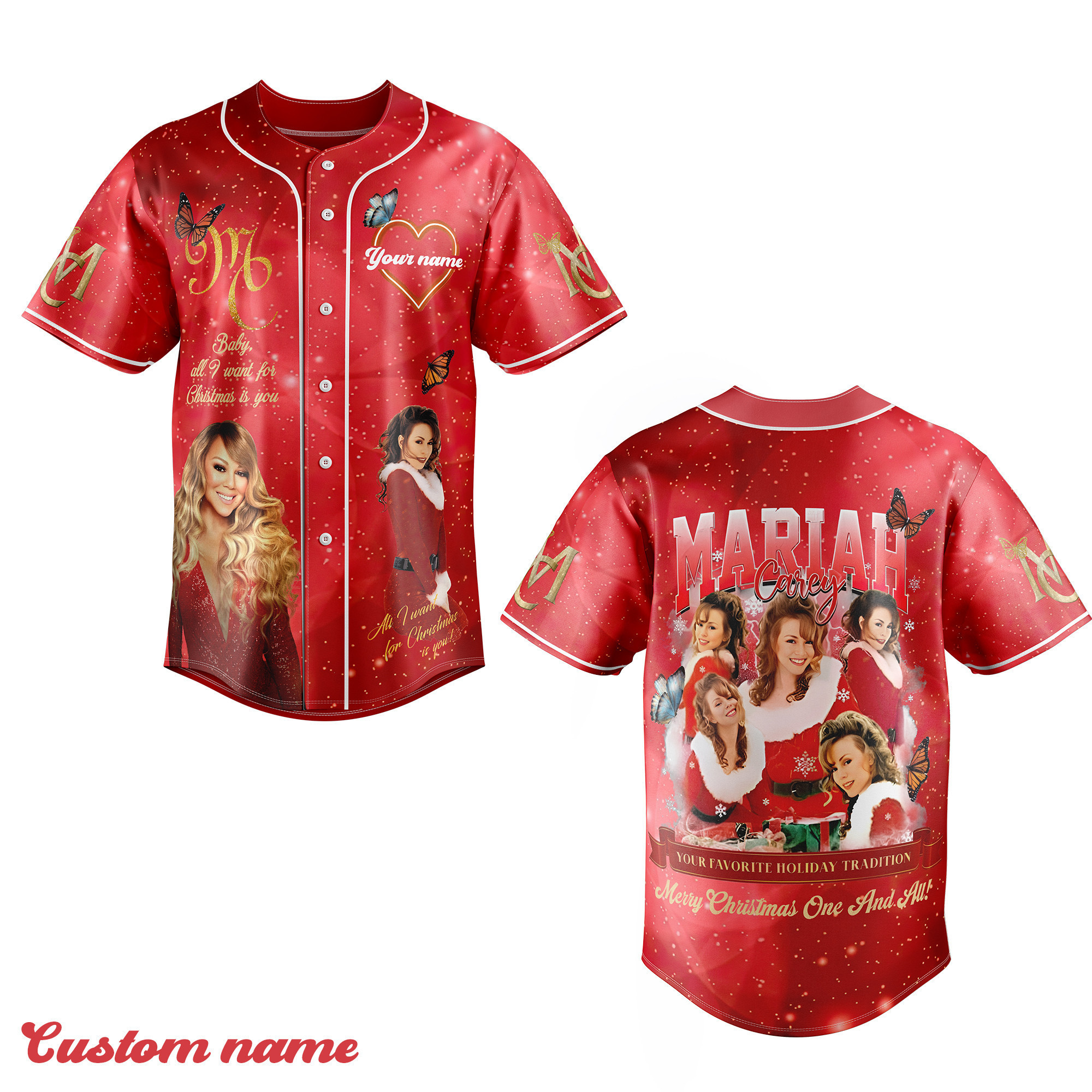 Mariah Carey Baseball Jersey For Fans
