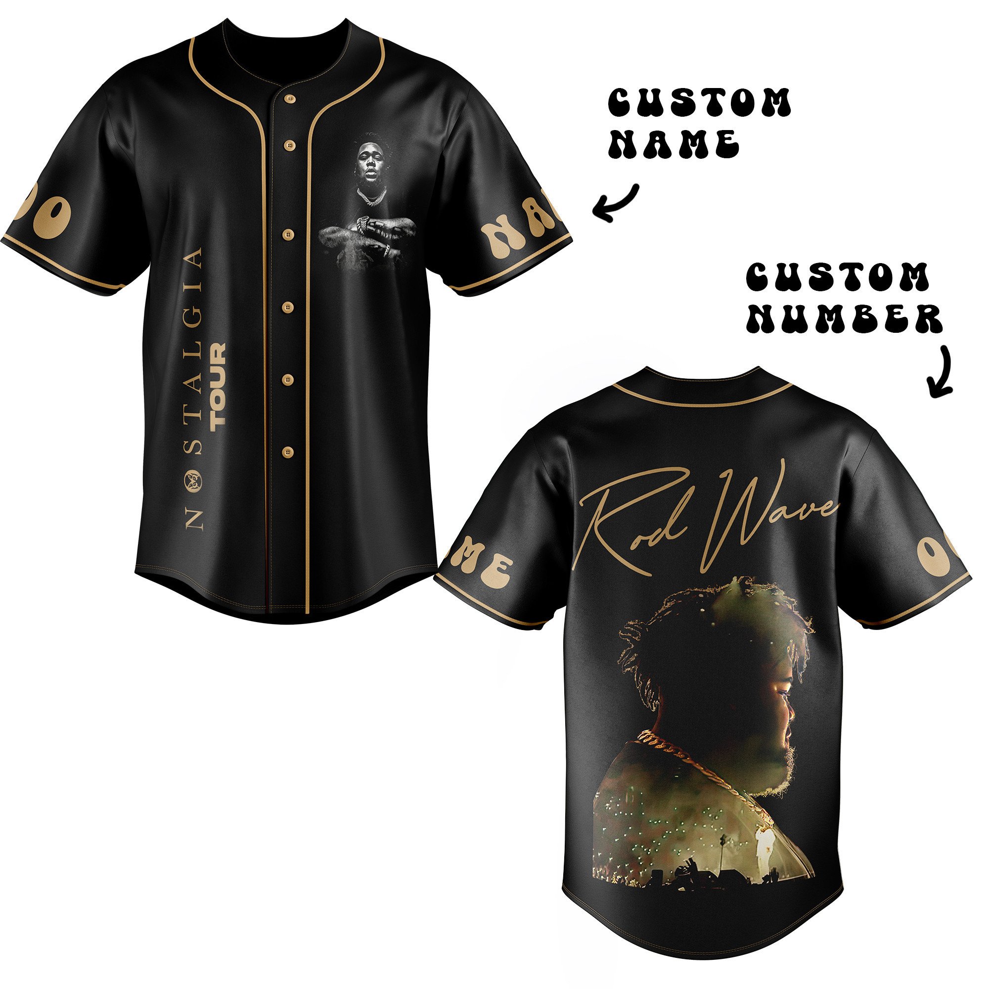 Rod Wave Baseball Jersey For Fans