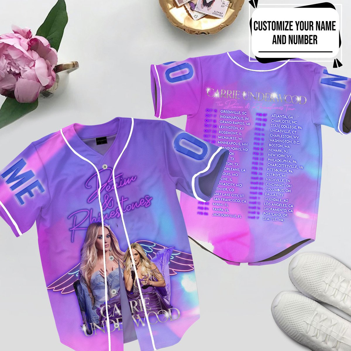 Carrie Underwood Baseball Jersey For Fans
