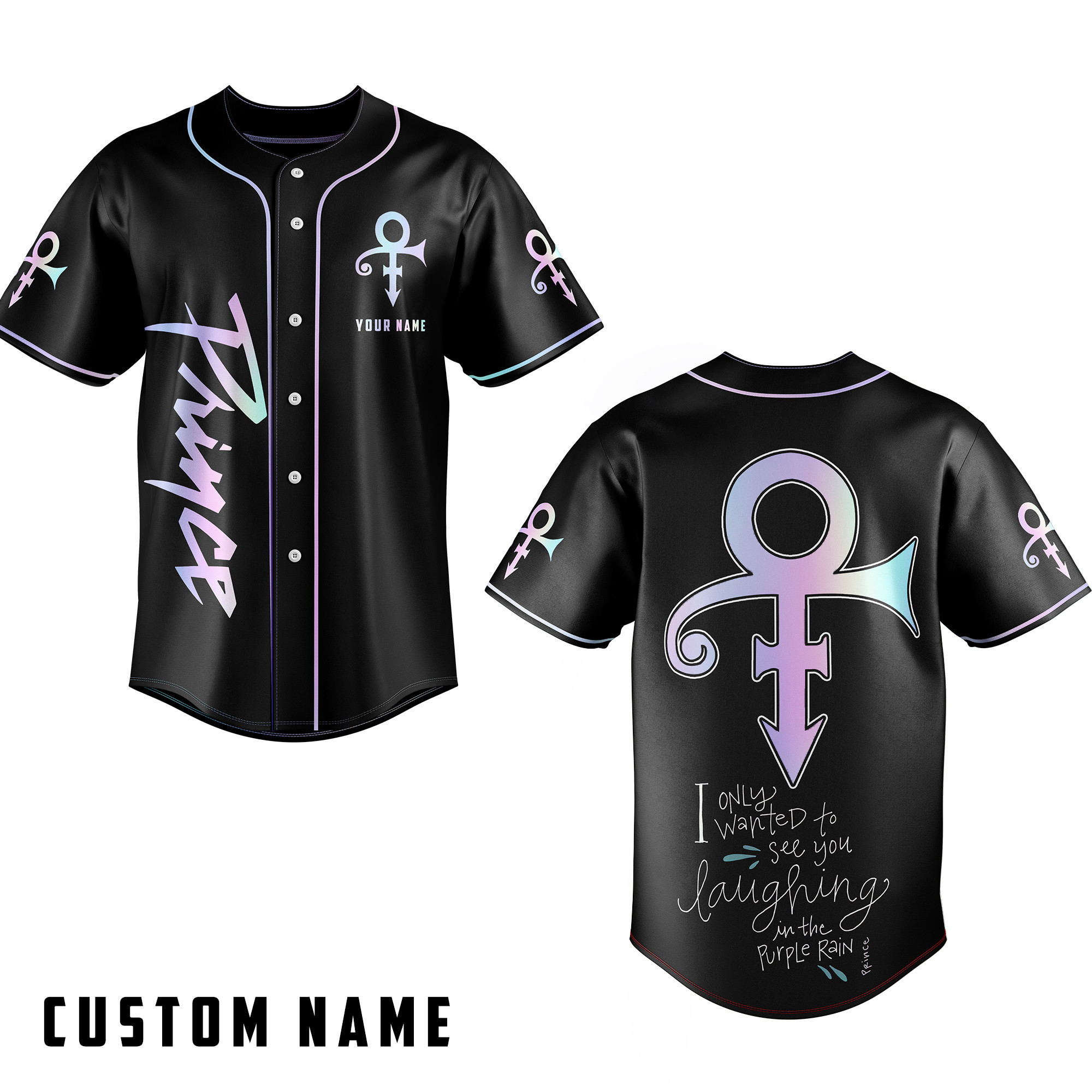 Prince Baseball Jersey For Fans