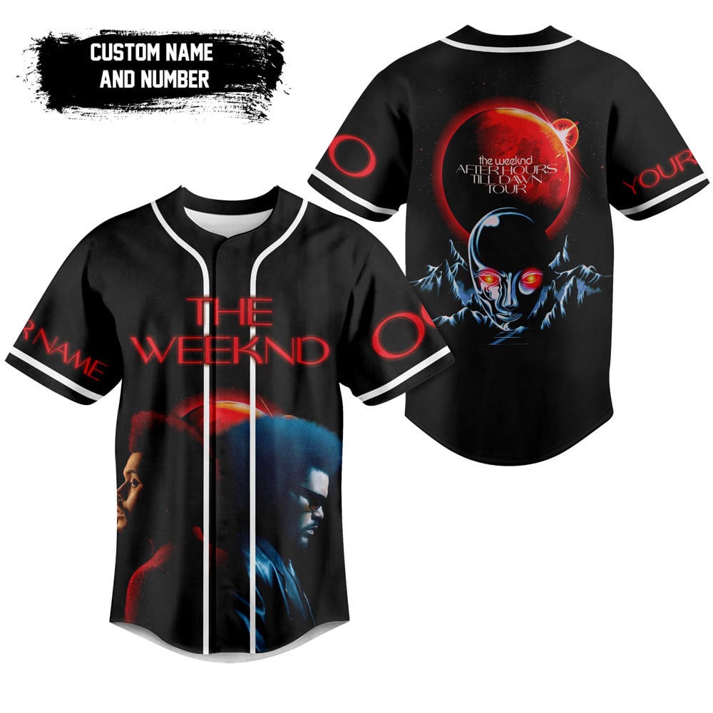 The Weeknd Baseball Jersey For Fans