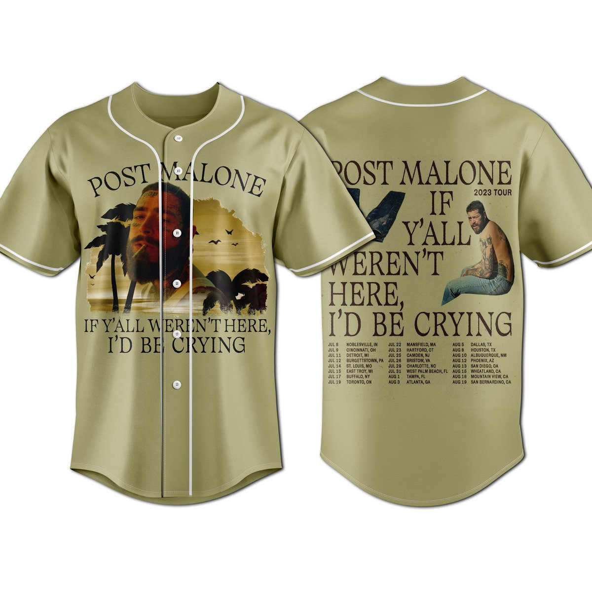 Post Malone Baseball Jersey For Fans