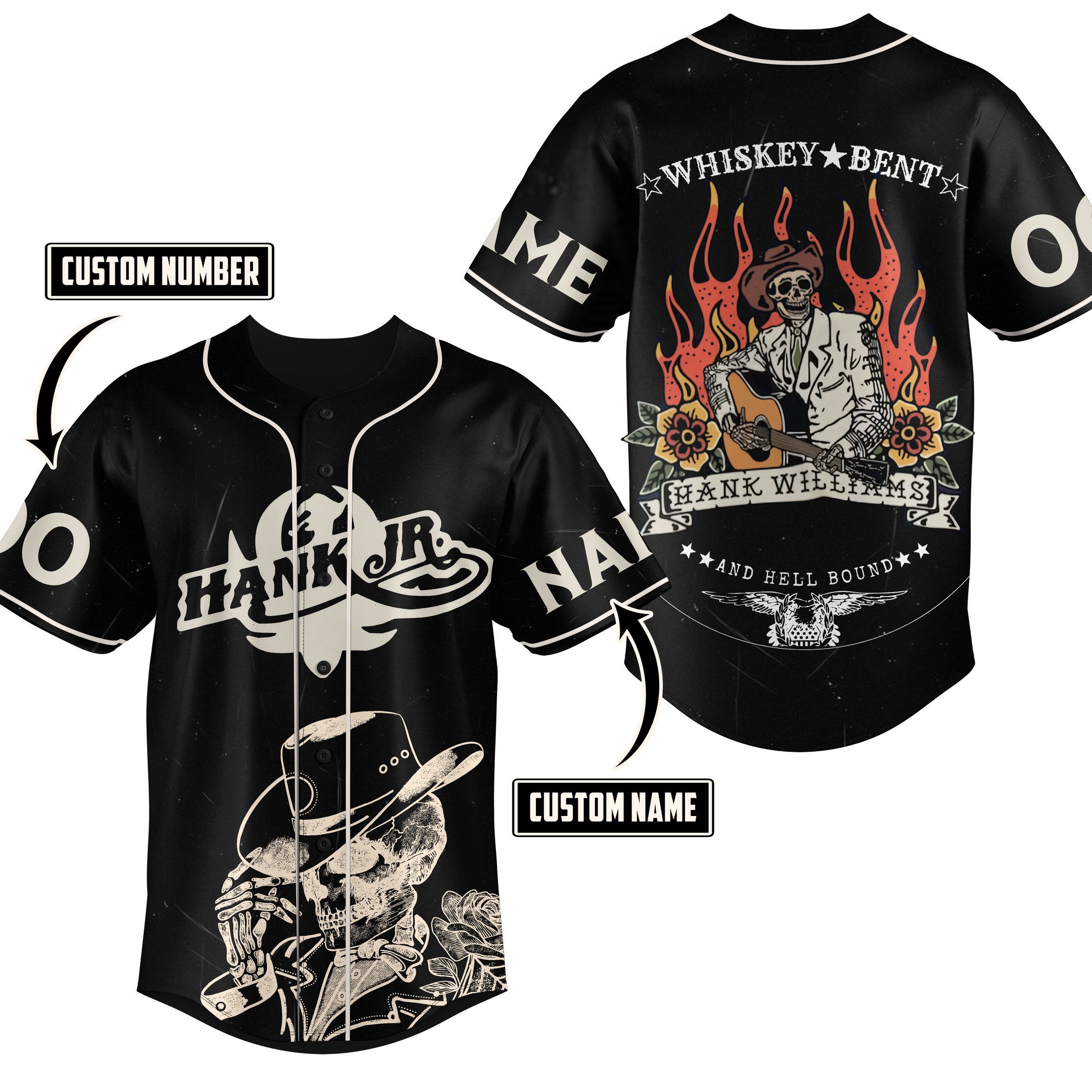 Hank Jr Baseball Jersey For Fans