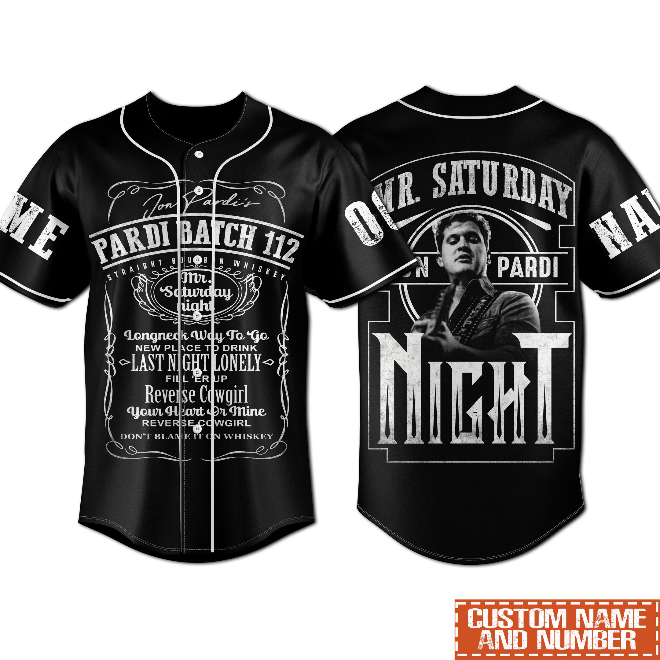 Jon Pardi Baseball Jersey For Fans