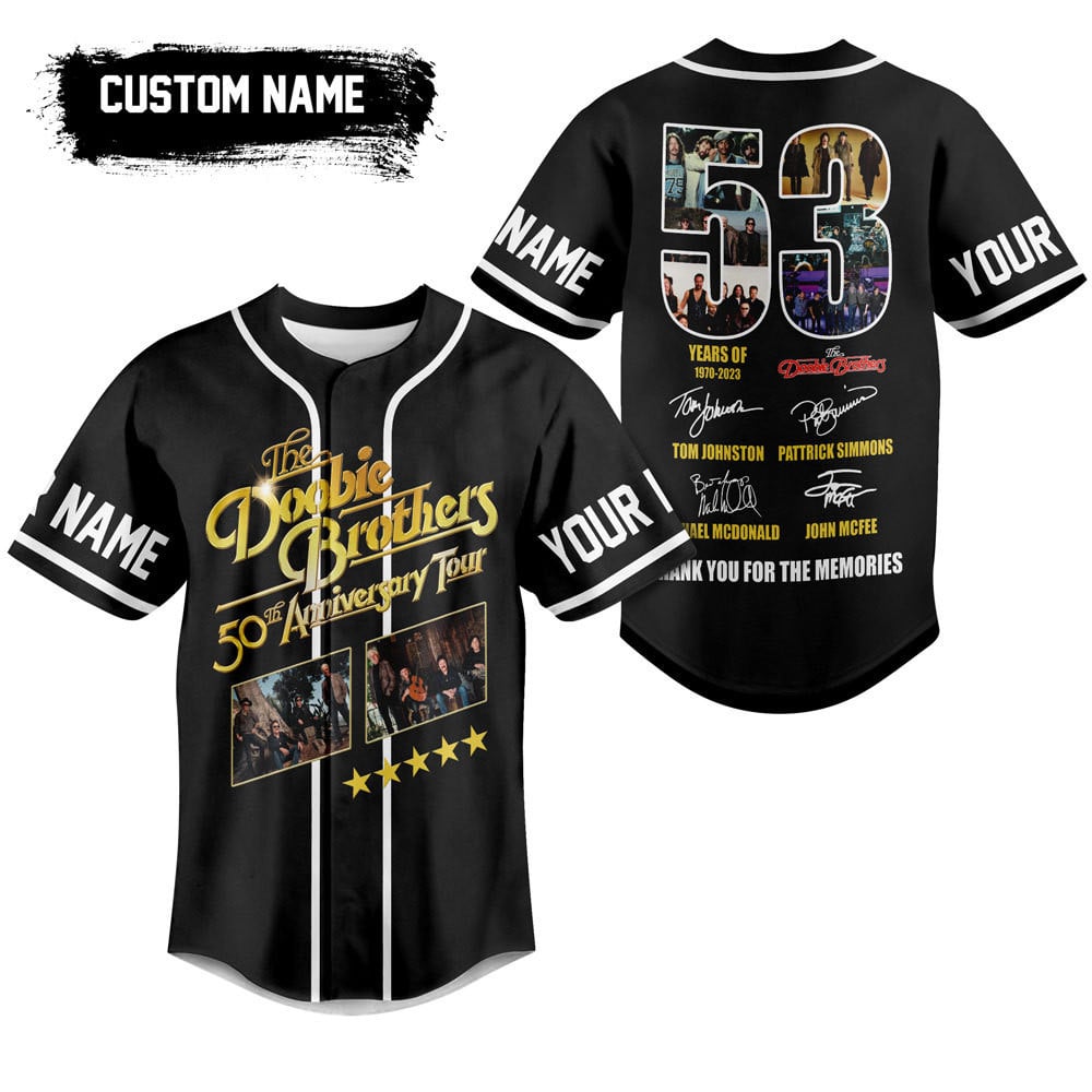 The Doobie Brothers Baseball Jersey For Fans