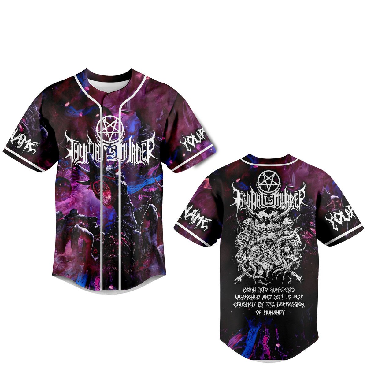 Thy Art Is Murder Baseball Jersey For Fans