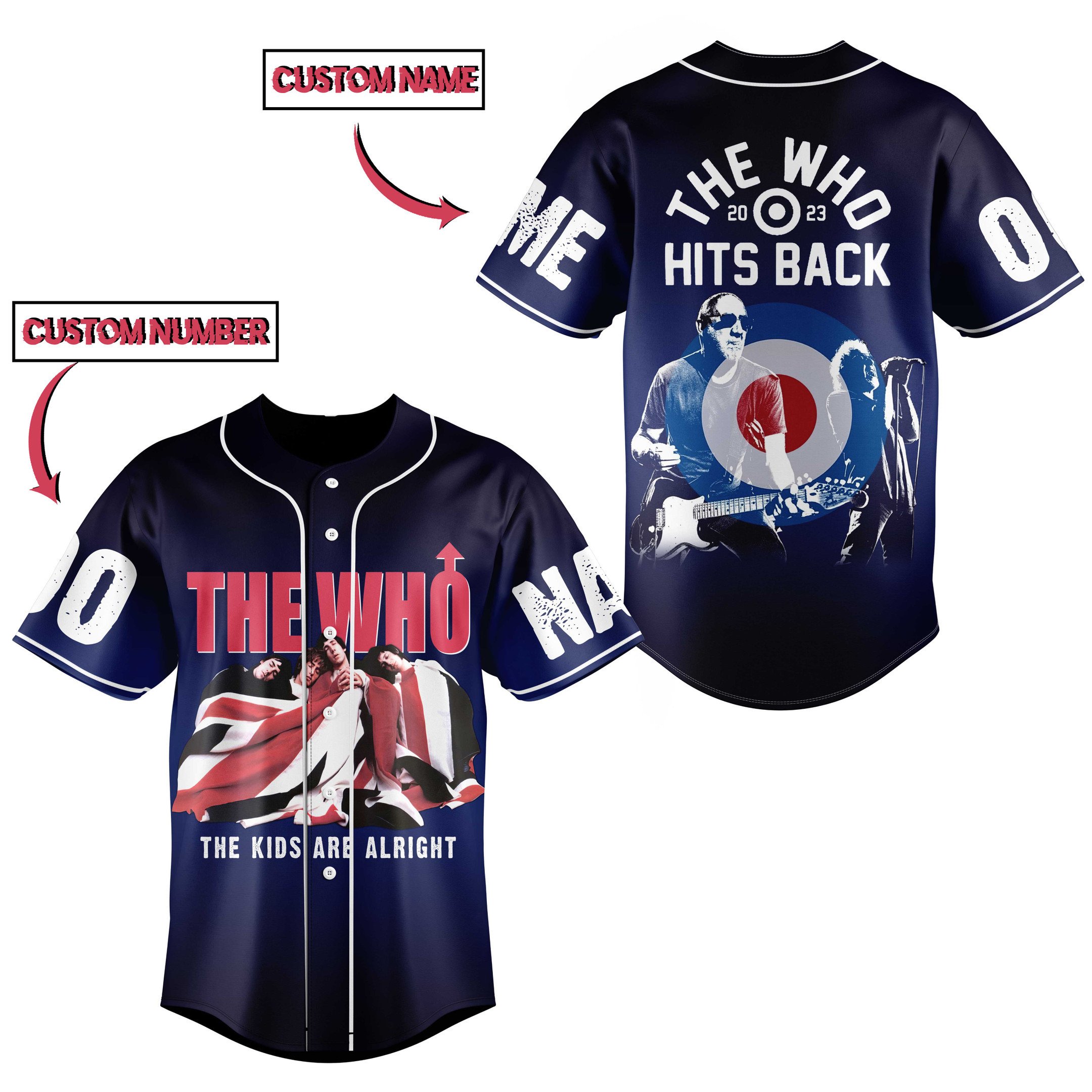 The Who Baseball Jersey For Fans