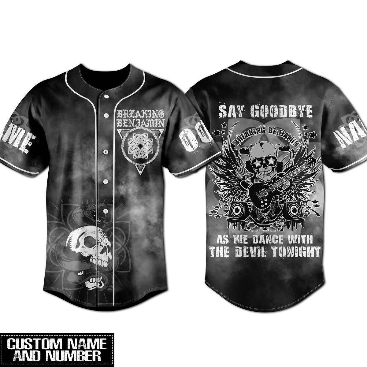 Breaking Benjamin Baseball Jersey For Fans