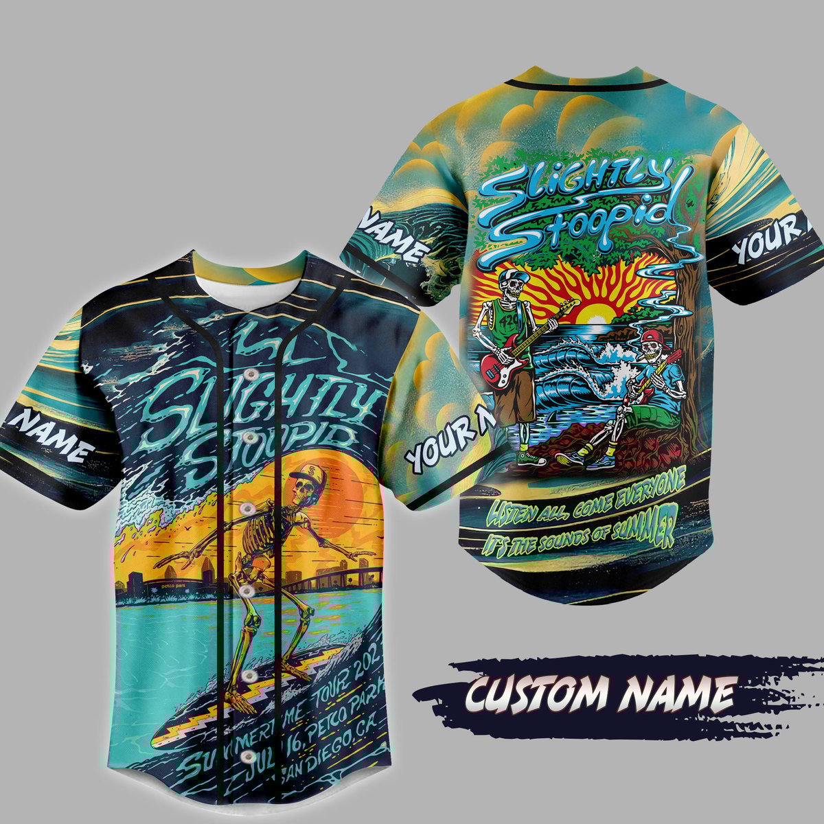 Slightly Stoopid Baseball Jersey For Fans