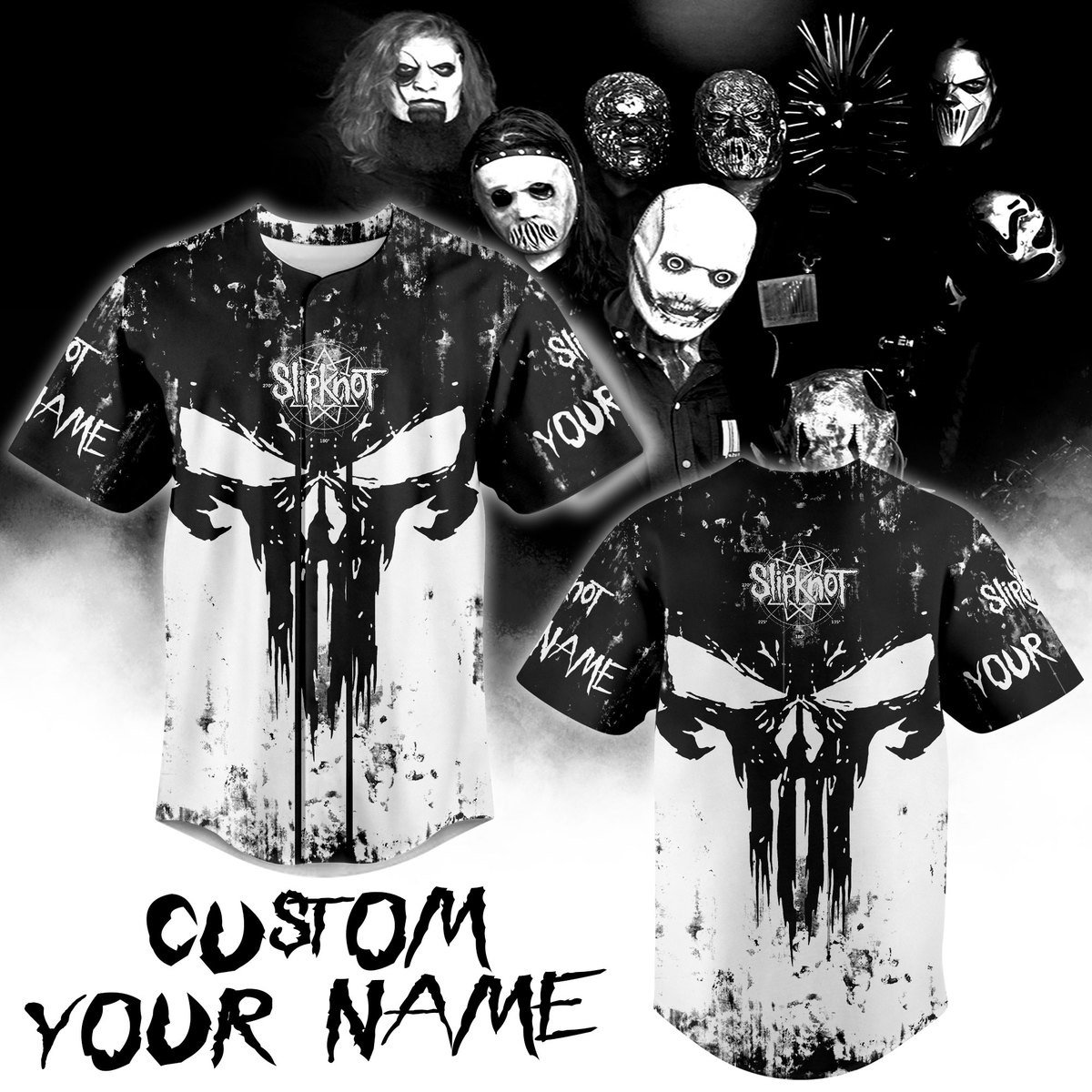 Slipknot Baseball Jersey For Fans