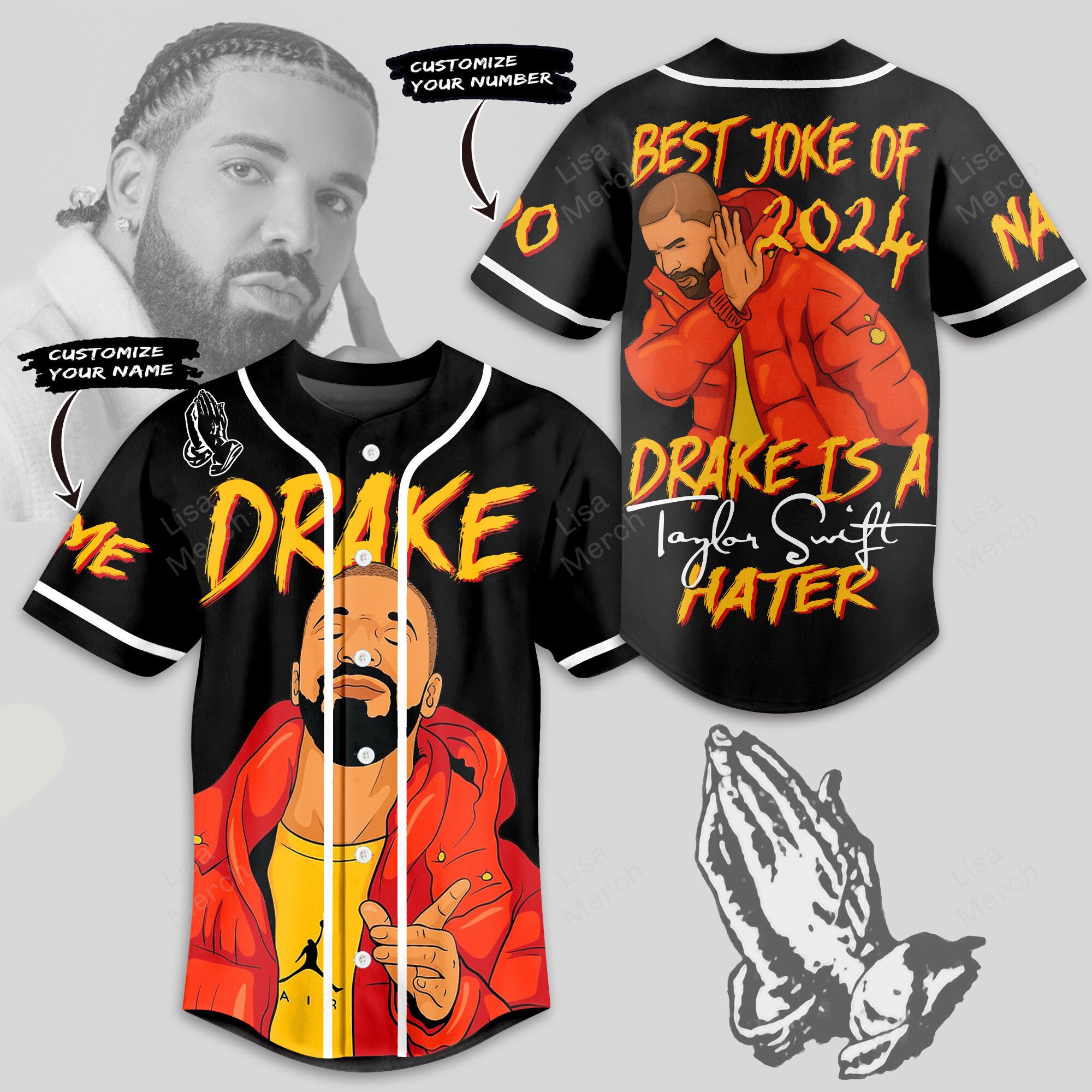 Drake Baseball Jersey For Fans