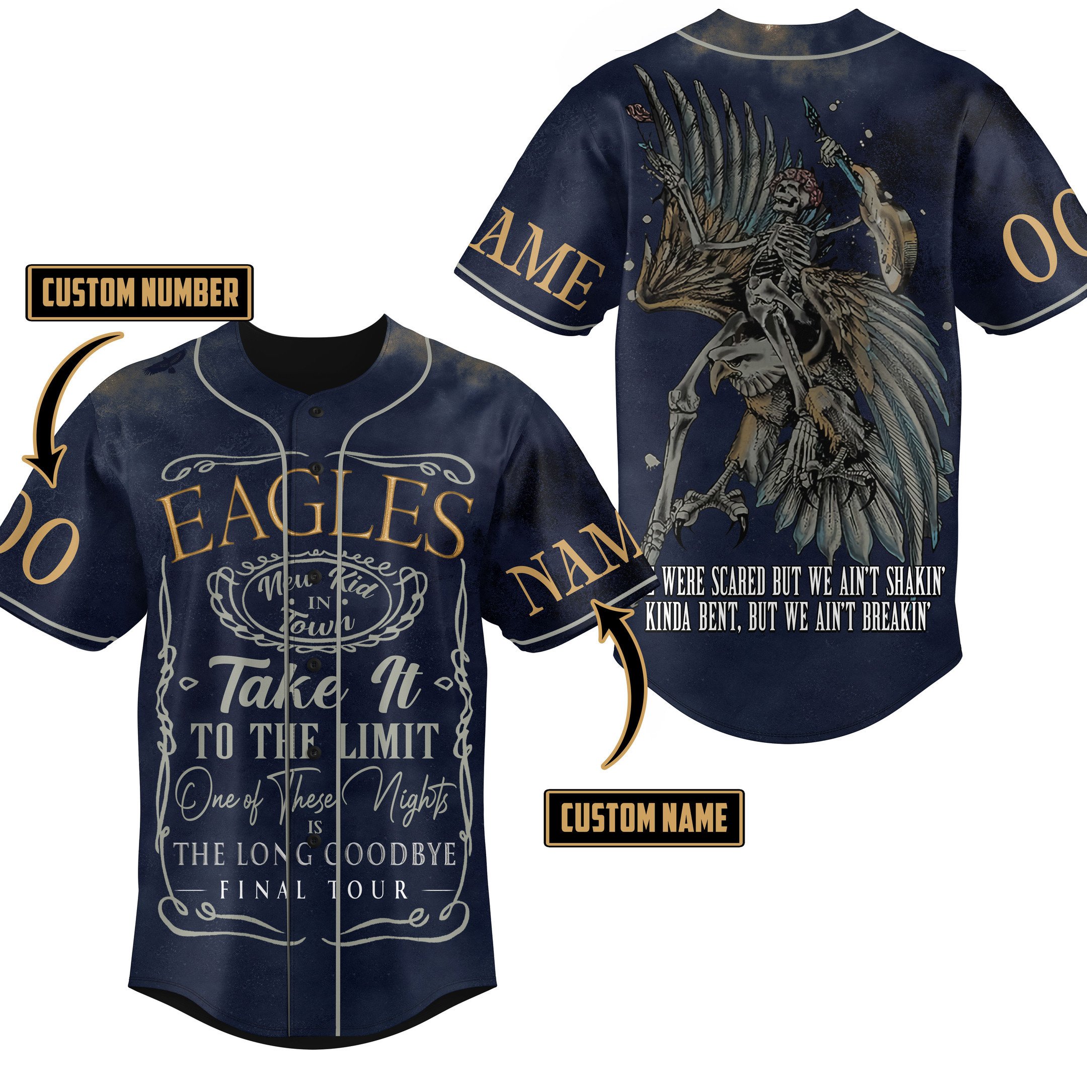 Take It To The Limit Eagles Baseball Jersey For Fans