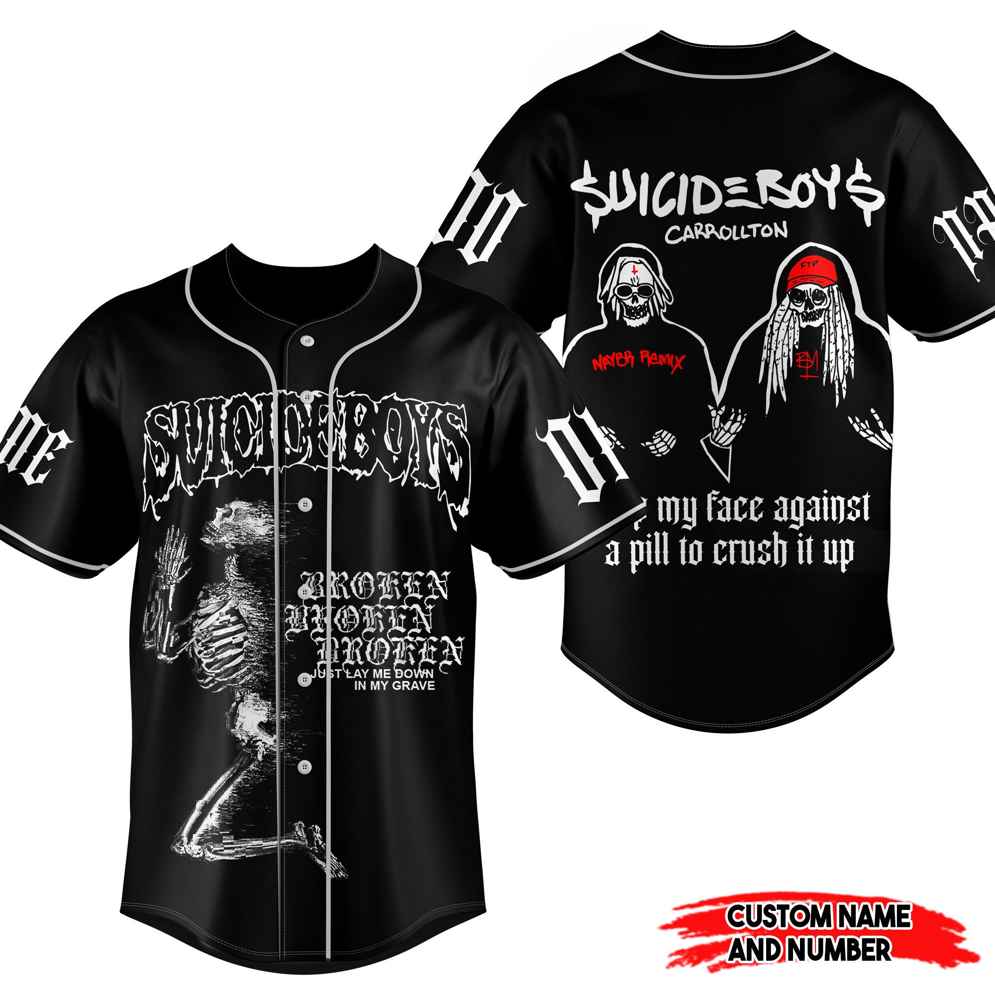 Suicideboys Baseball Jersey For Fans