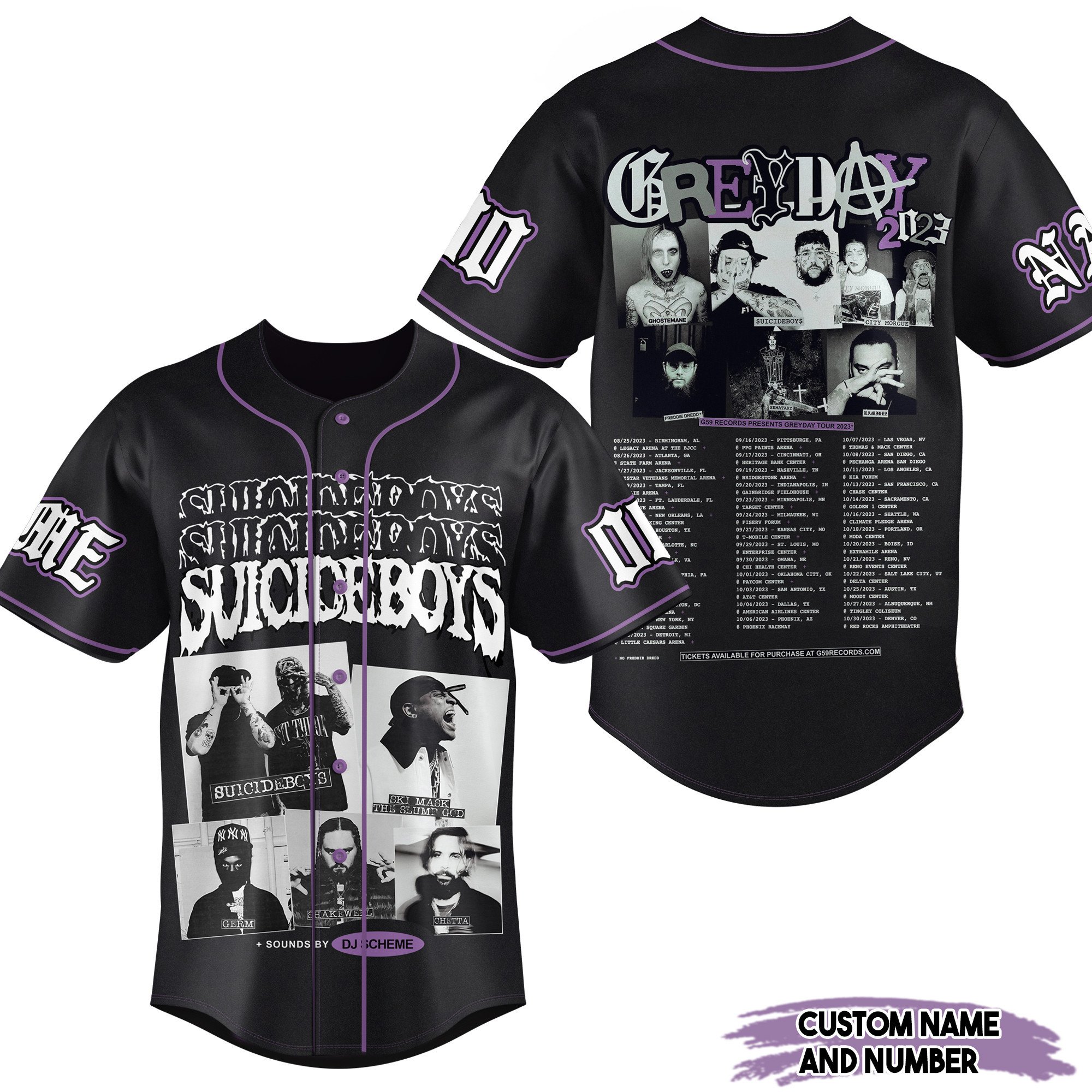 Suicideboys Baseball Jersey For Fans